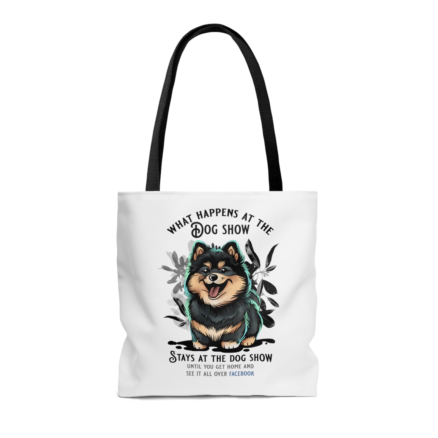 Finnish Lapphund - Stays at the Dog Show - Tote Bag