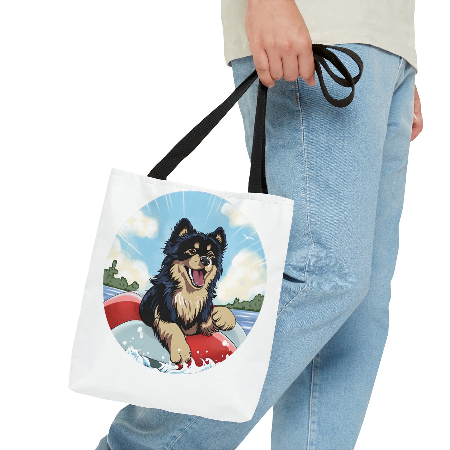 Finnish Lapphund - Beach Party #1 - Tote Bag
