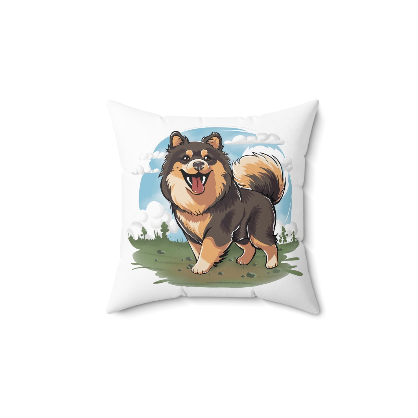 Finnish Lapphund - Field #3 - Pillow