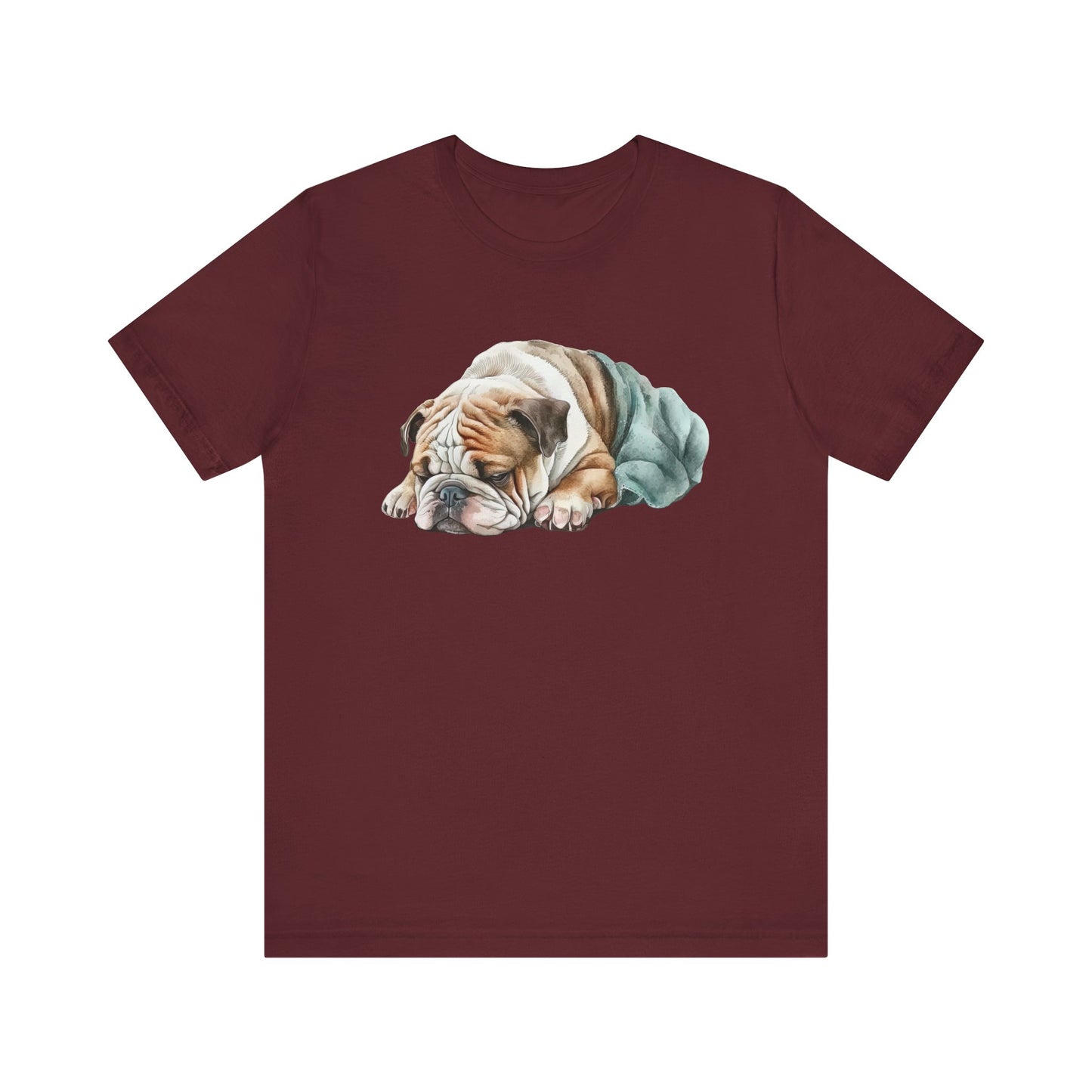Sleepy English Bulldog Tee Shirt