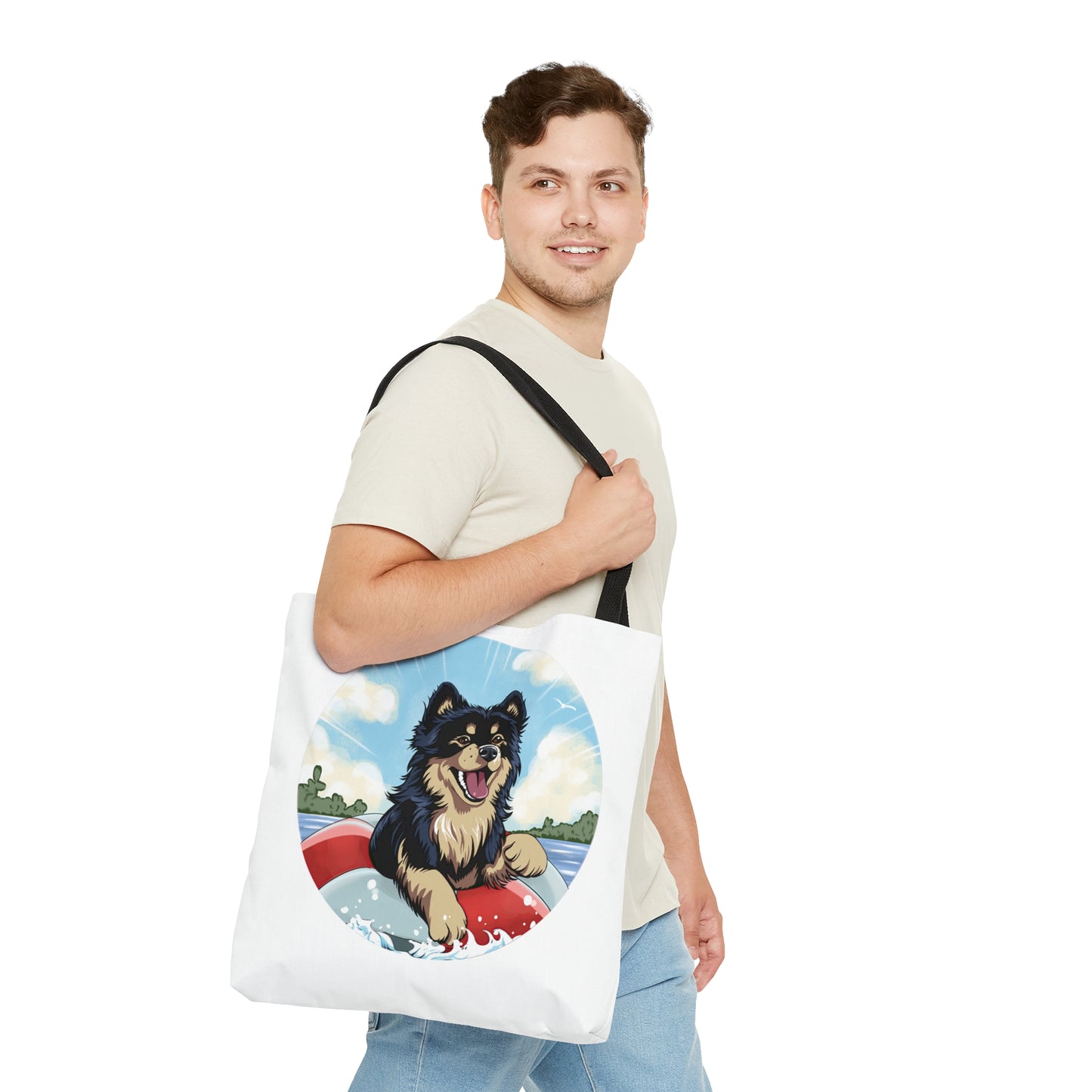 Finnish Lapphund - Beach Party #1 - Tote Bag