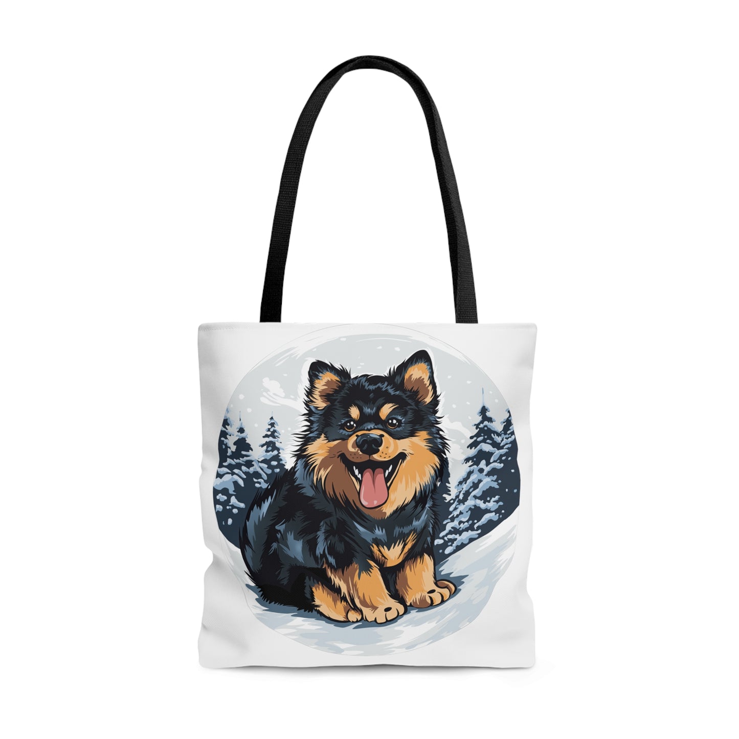 Finnish Lapphund - Snowy #5 - Tote Bag