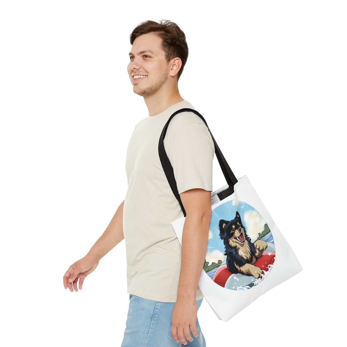 Finnish Lapphund - Beach Party #1 - Tote Bag