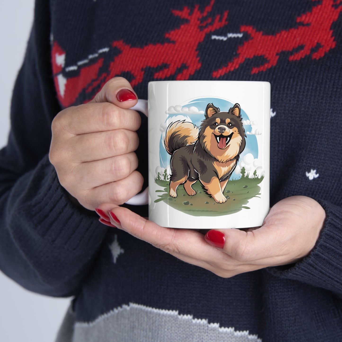 Finnish Lapphund - Field #3 - Mug