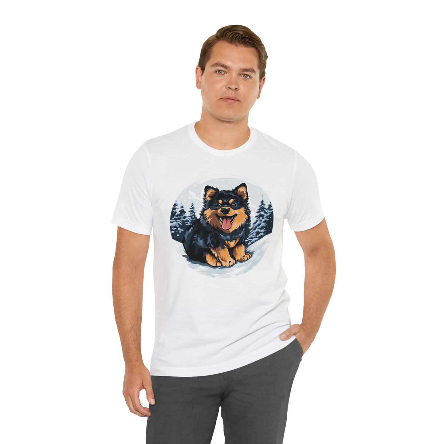 Finnish Lapphund - Snowy #5 - T-Shirt