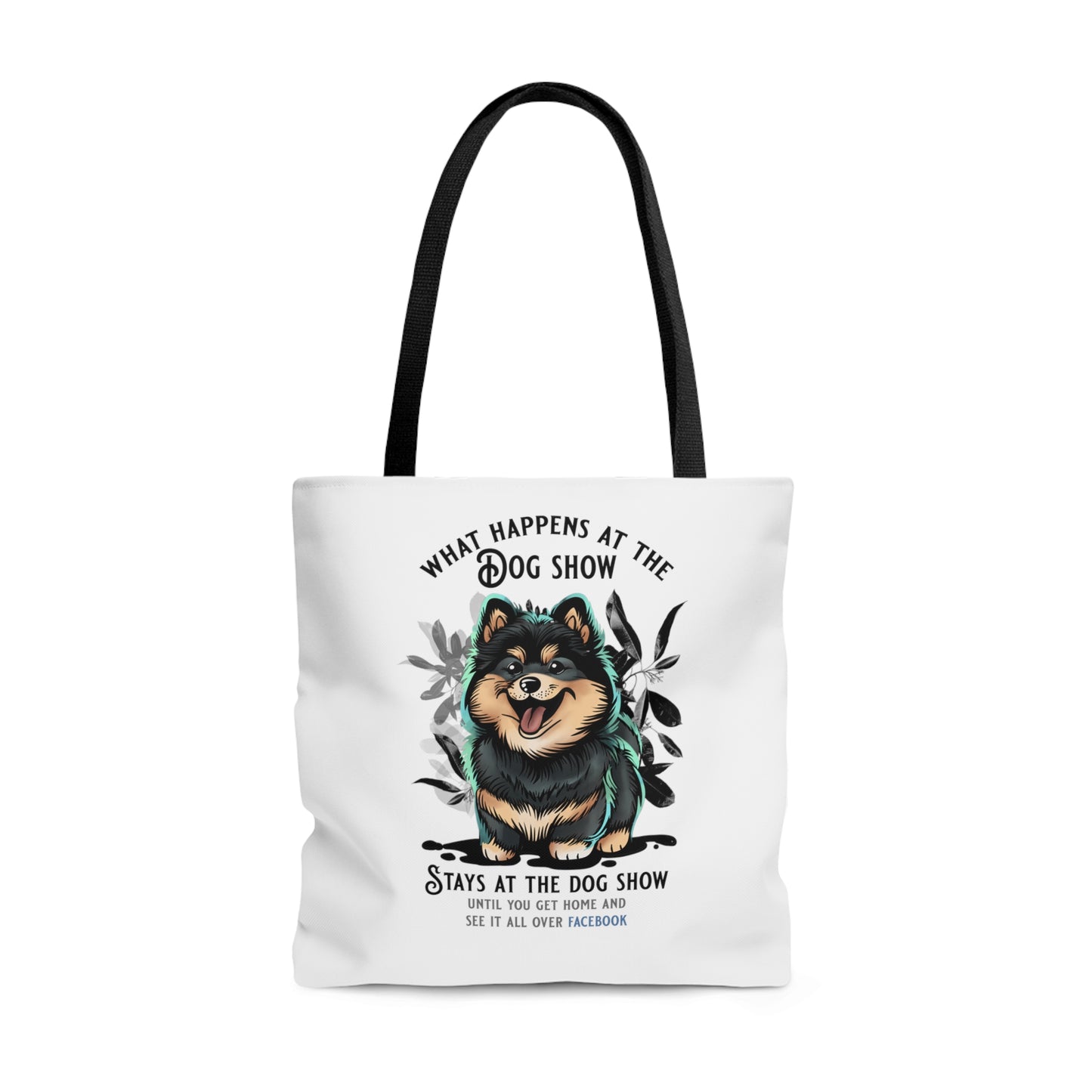 Finnish Lapphund - Stays at the Dog Show - Tote Bag