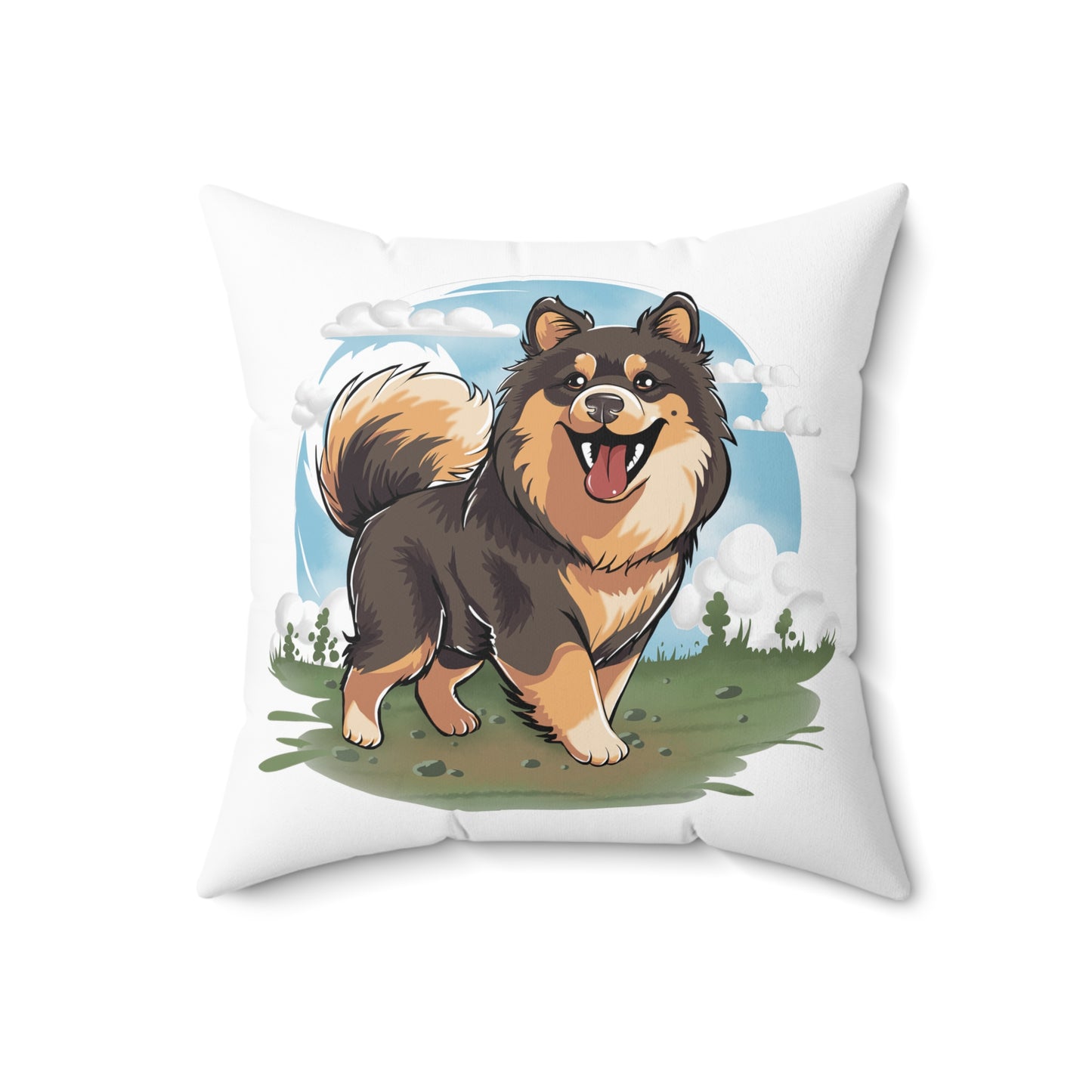 Finnish Lapphund - Field #3 - Pillow