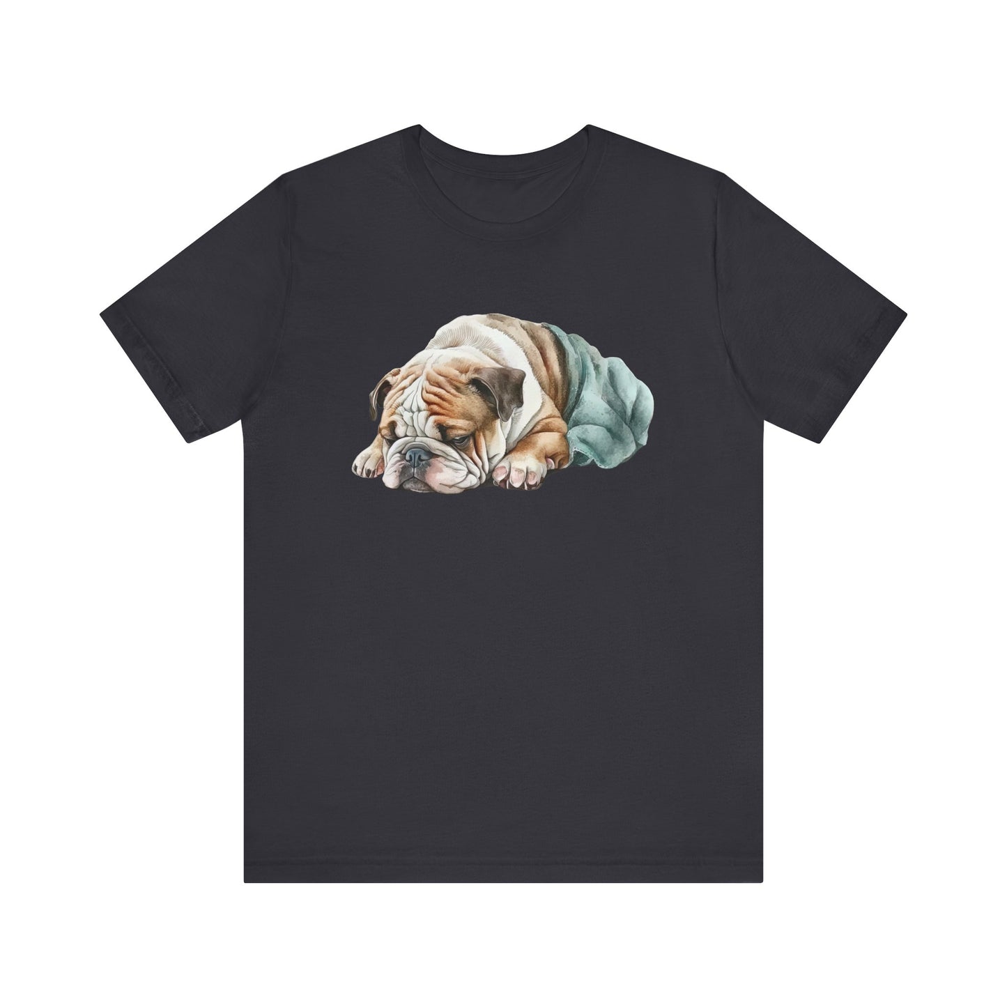 Sleepy English Bulldog Tee Shirt