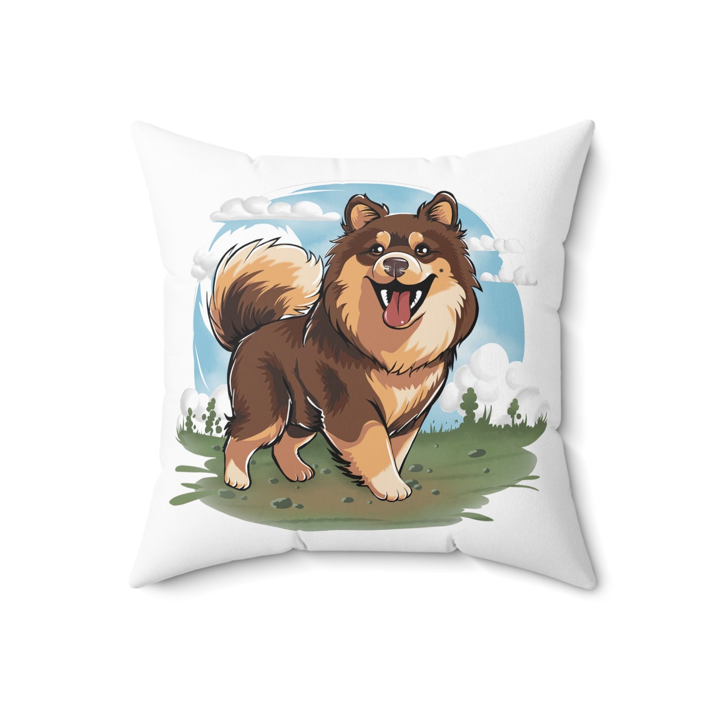 Finnish Lapphund - Field #2 - Pillow