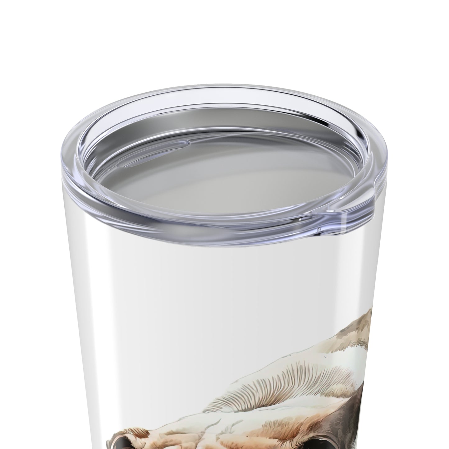 Sleepy English Bulldog Stainless Steel Tumbler