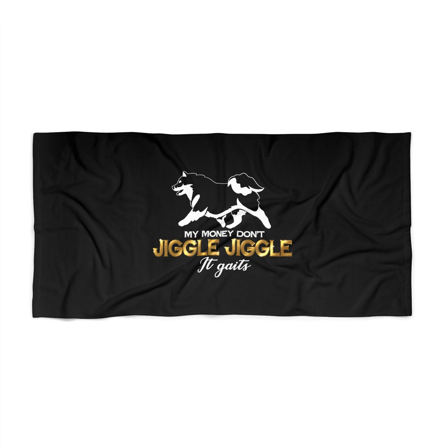 Finnish Lapphund - Jiggle Jiggle - Beach Towel
