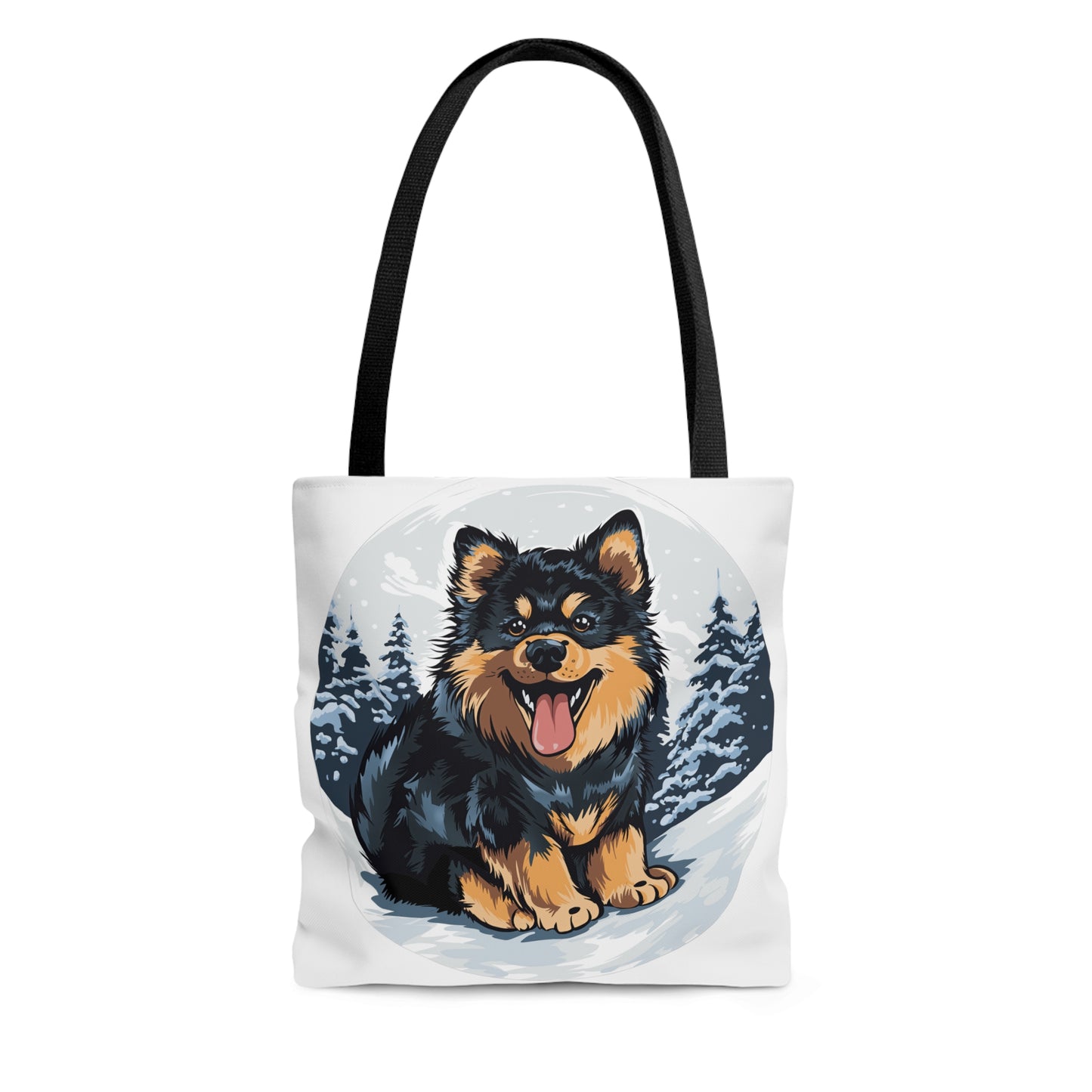 Finnish Lapphund - Snowy #5 - Tote Bag