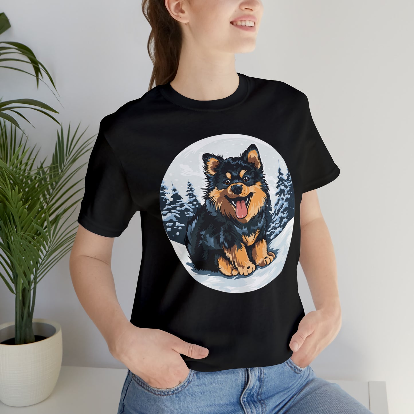 Finnish Lapphund - Snowy #5 - T-Shirt