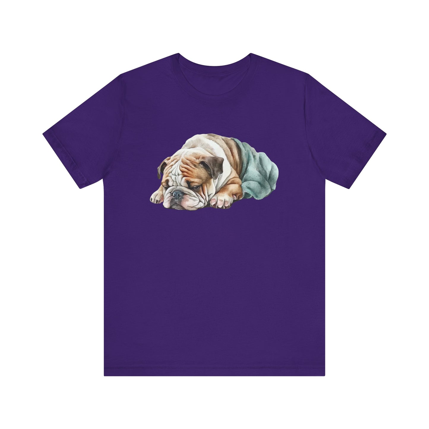 Sleepy English Bulldog Tee Shirt