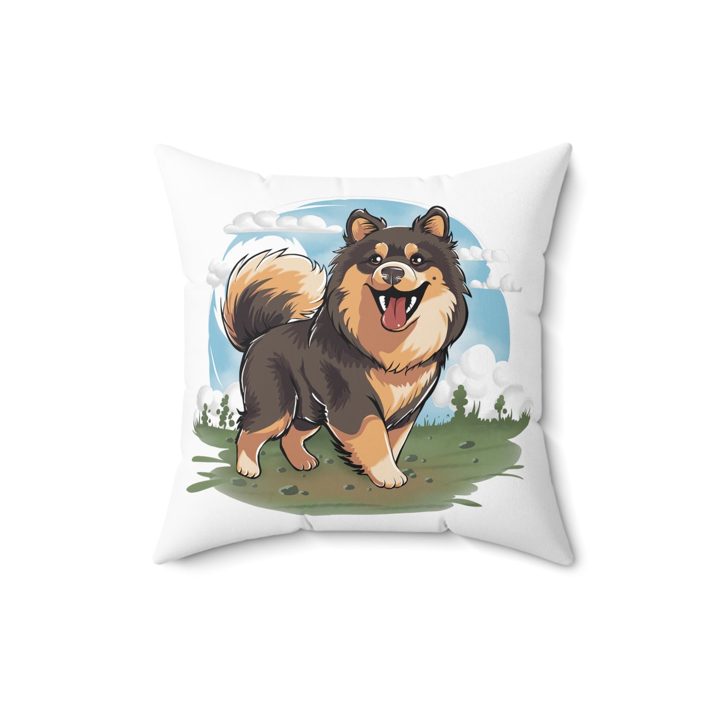 Finnish Lapphund - Field #3 - Pillow