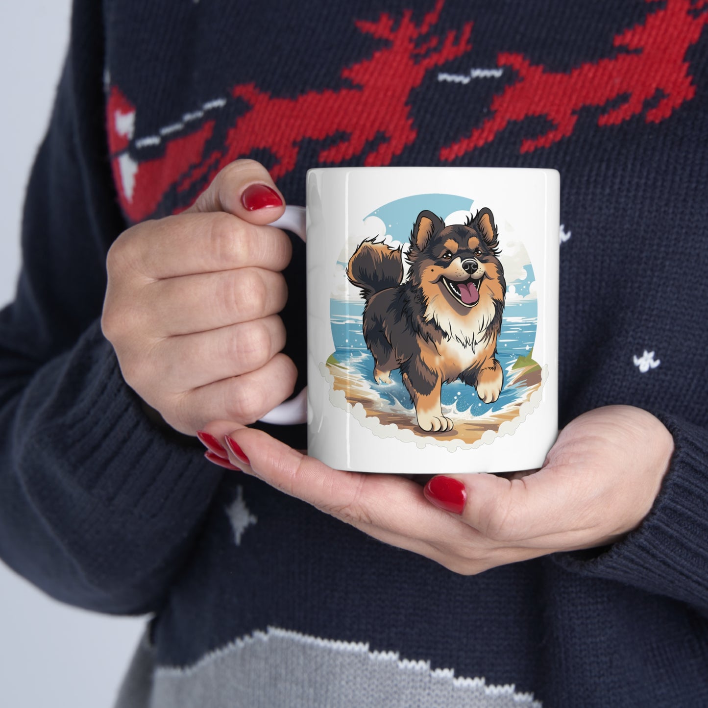 Finnish Lapphund - Beach Party #2 - Mug