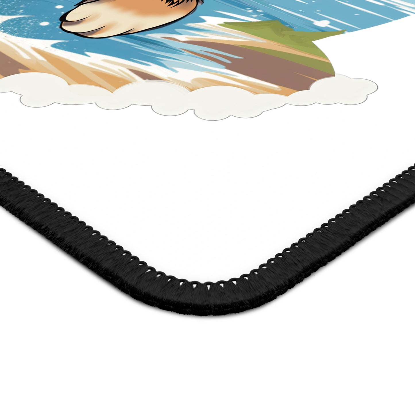 Finnish Lapphund - Beach Party #2 - Mouse Pad