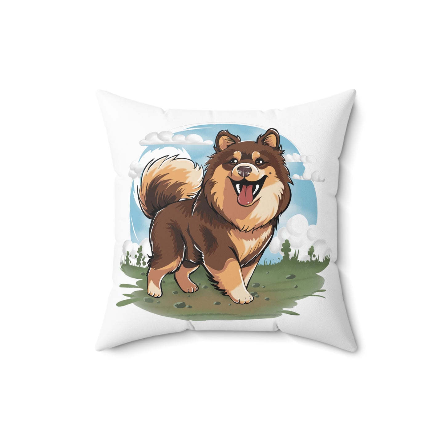Finnish Lapphund - Field #2 - Pillow