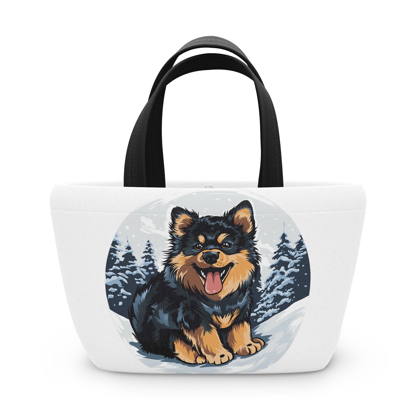 Finnish Lapphund - Snowy #5 - Lunch Bag