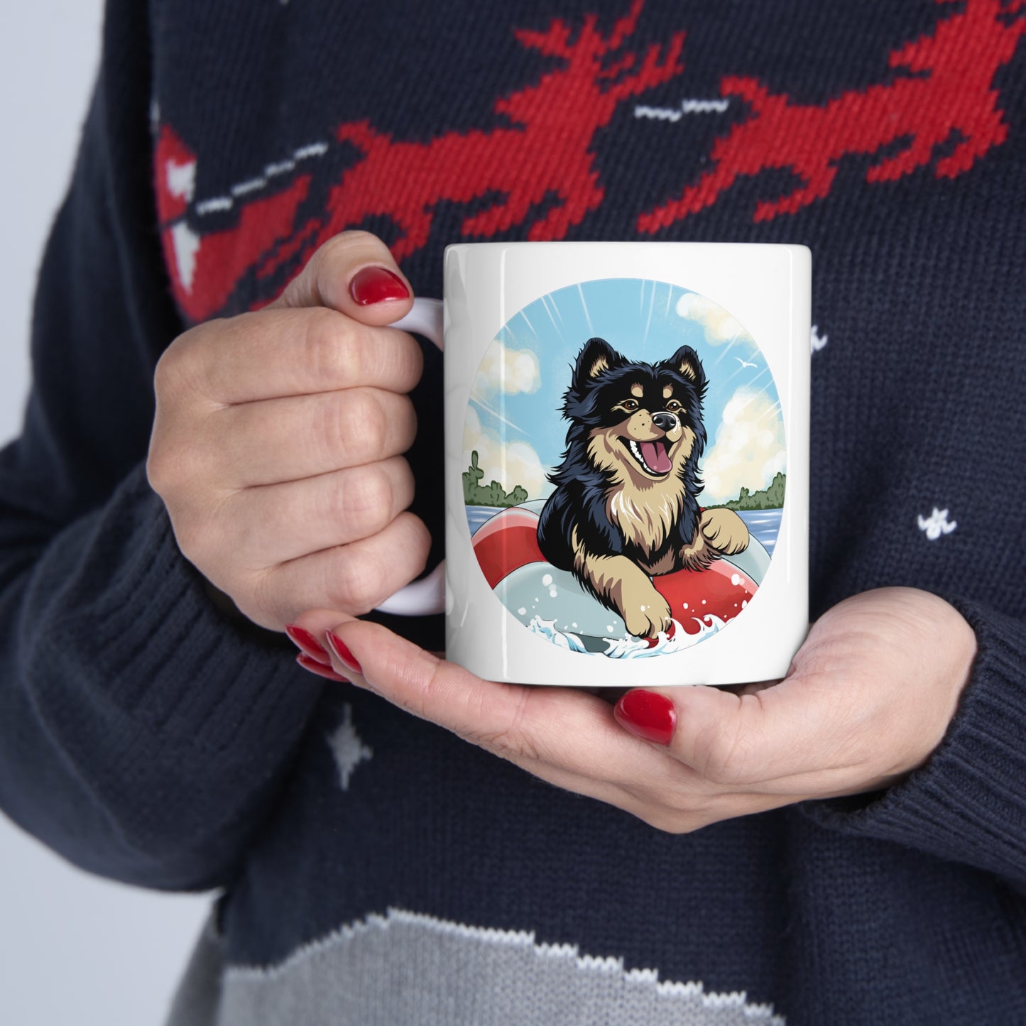 Finnish Lapphund - Beach Party #1 - Mug