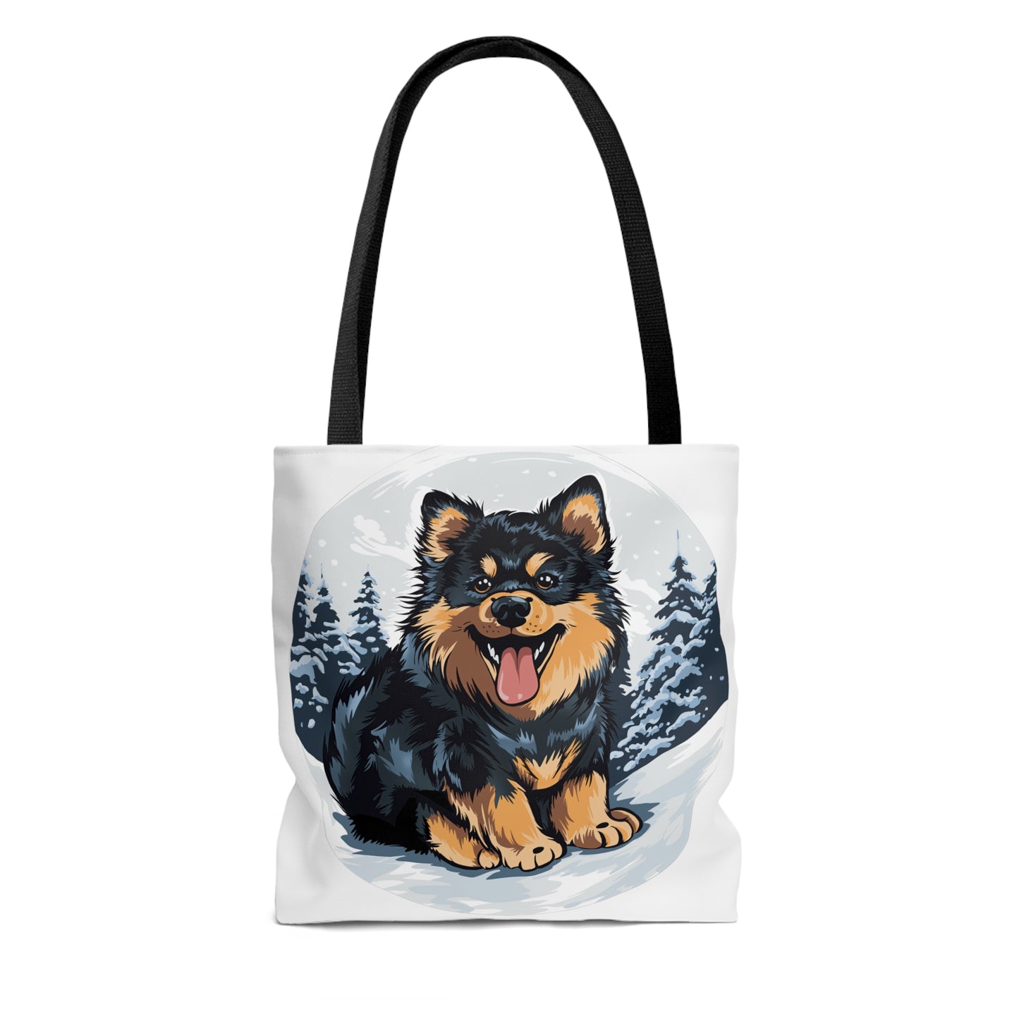 Finnish Lapphund - Snowy #5 - Tote Bag