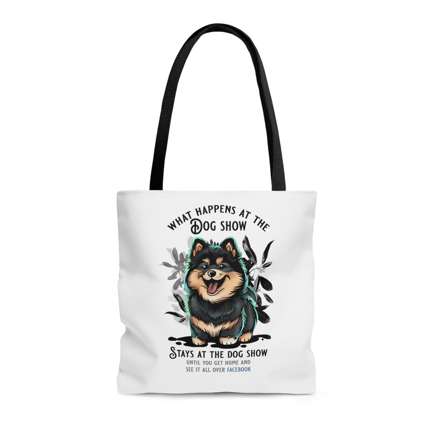 Finnish Lapphund - Stays at the Dog Show - Tote Bag