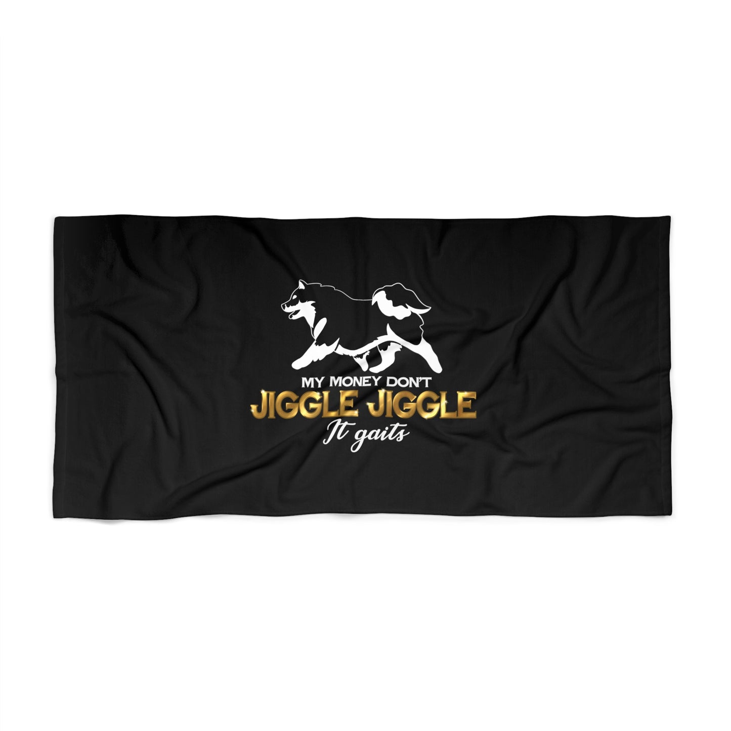 Finnish Lapphund - Jiggle Jiggle - Beach Towel