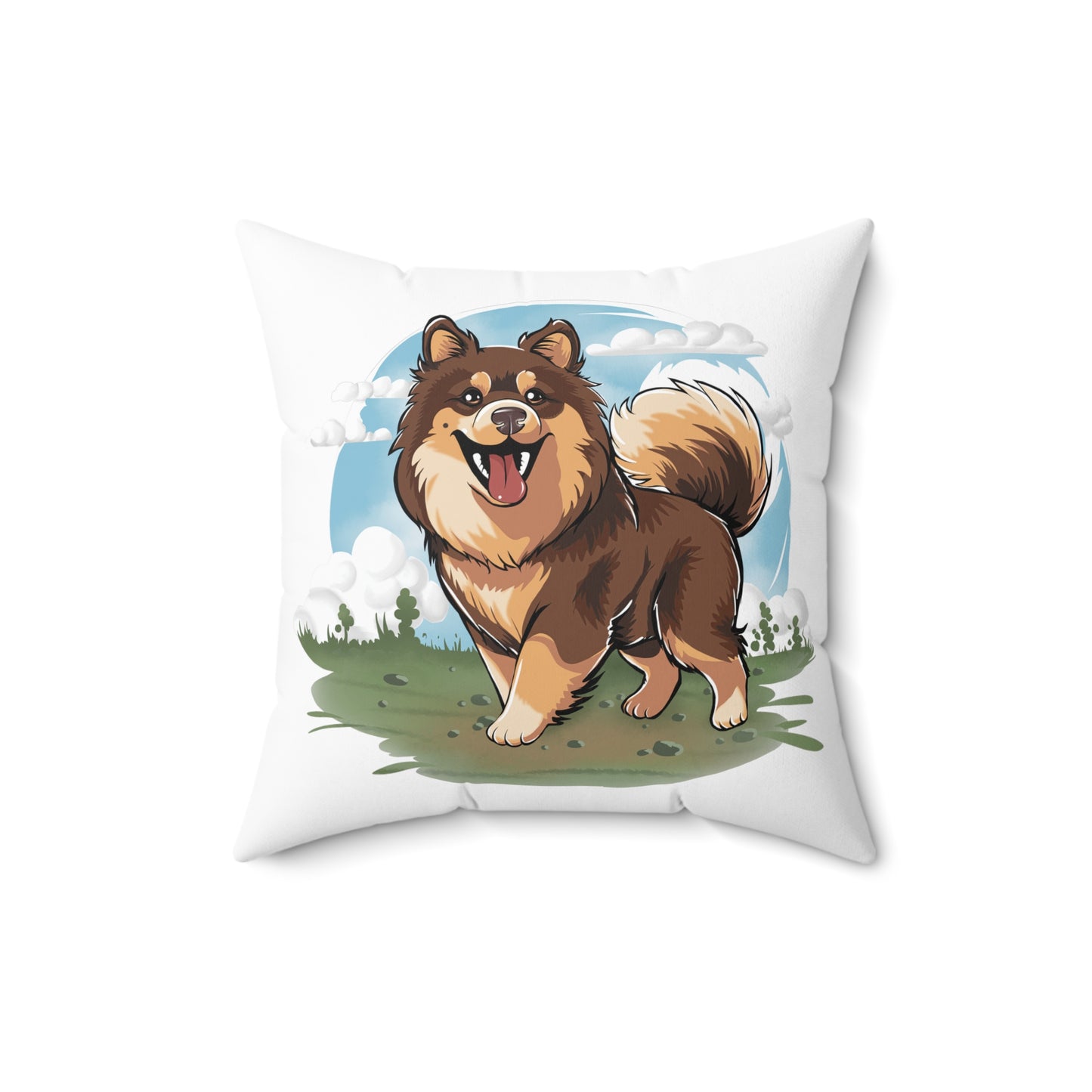 Finnish Lapphund - Field #2 - Pillow