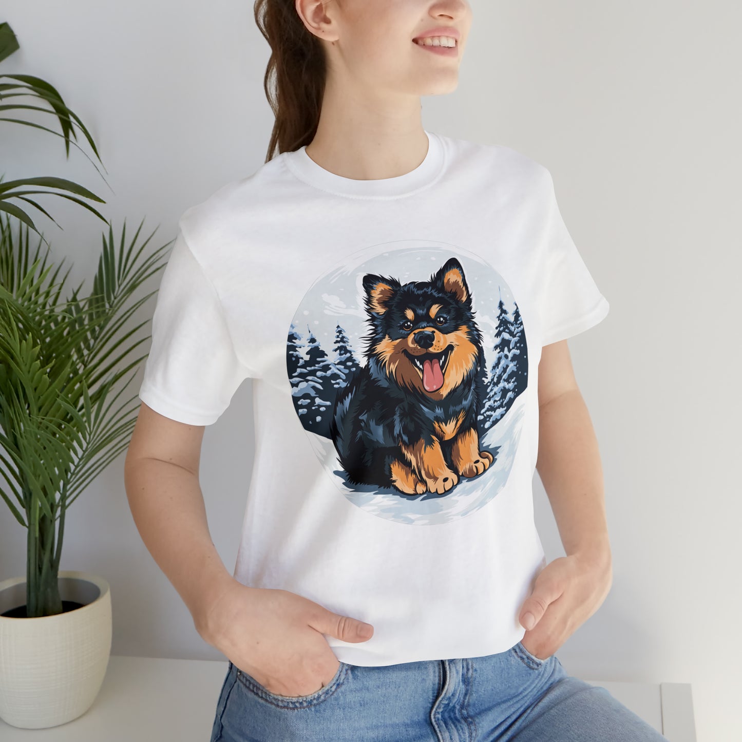 Finnish Lapphund - Snowy #5 - T-Shirt