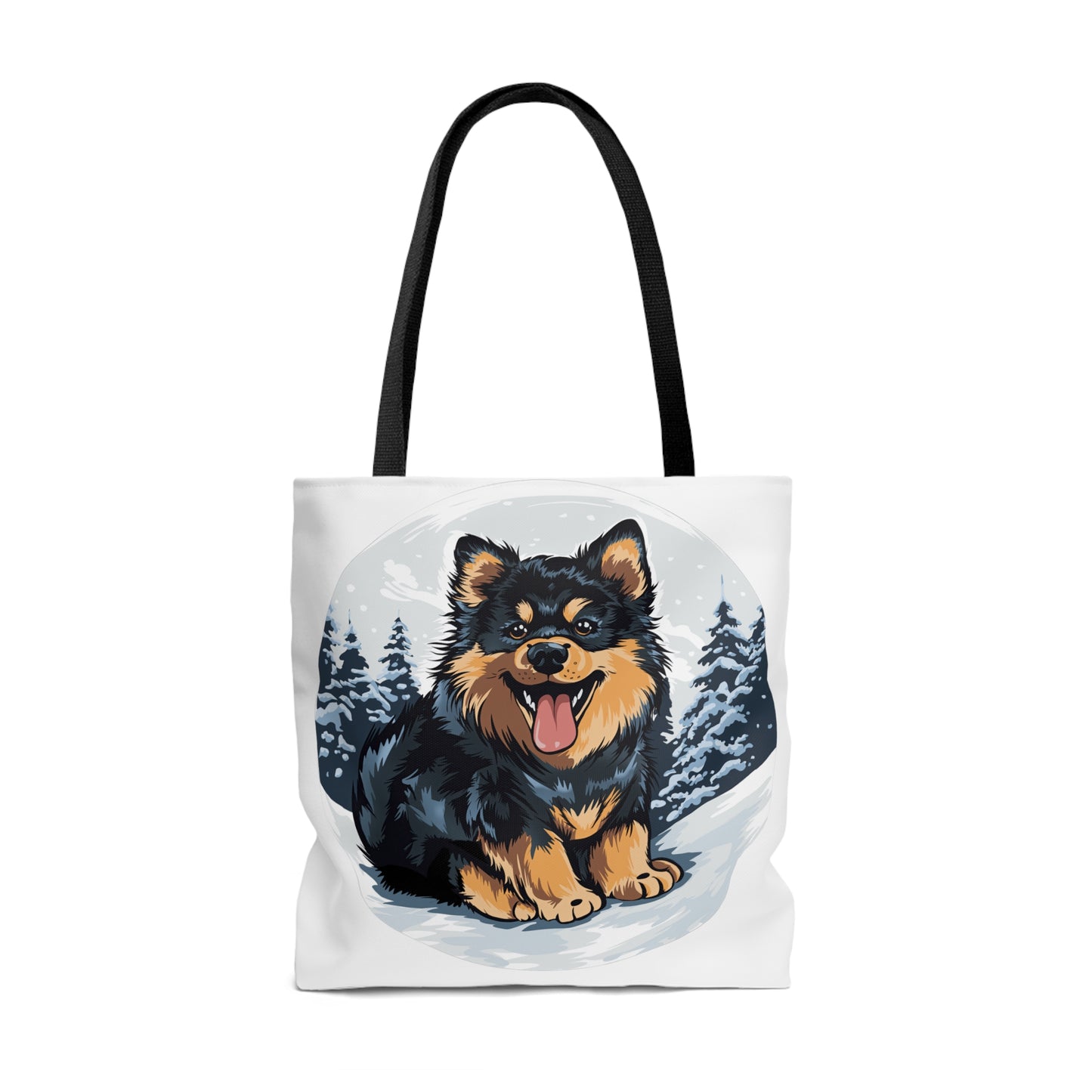 Finnish Lapphund - Snowy #5 - Tote Bag