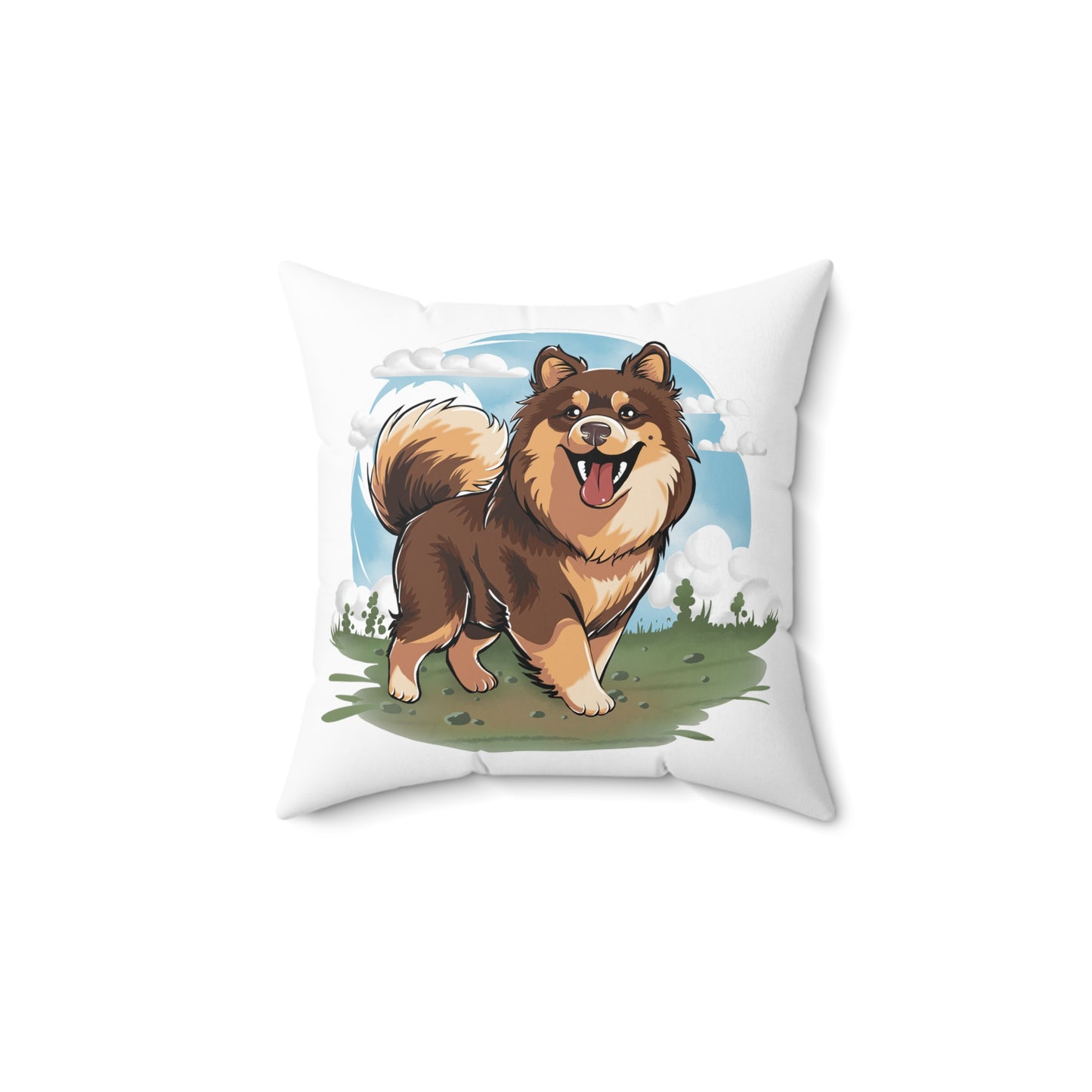 Finnish Lapphund - Field #2 - Pillow
