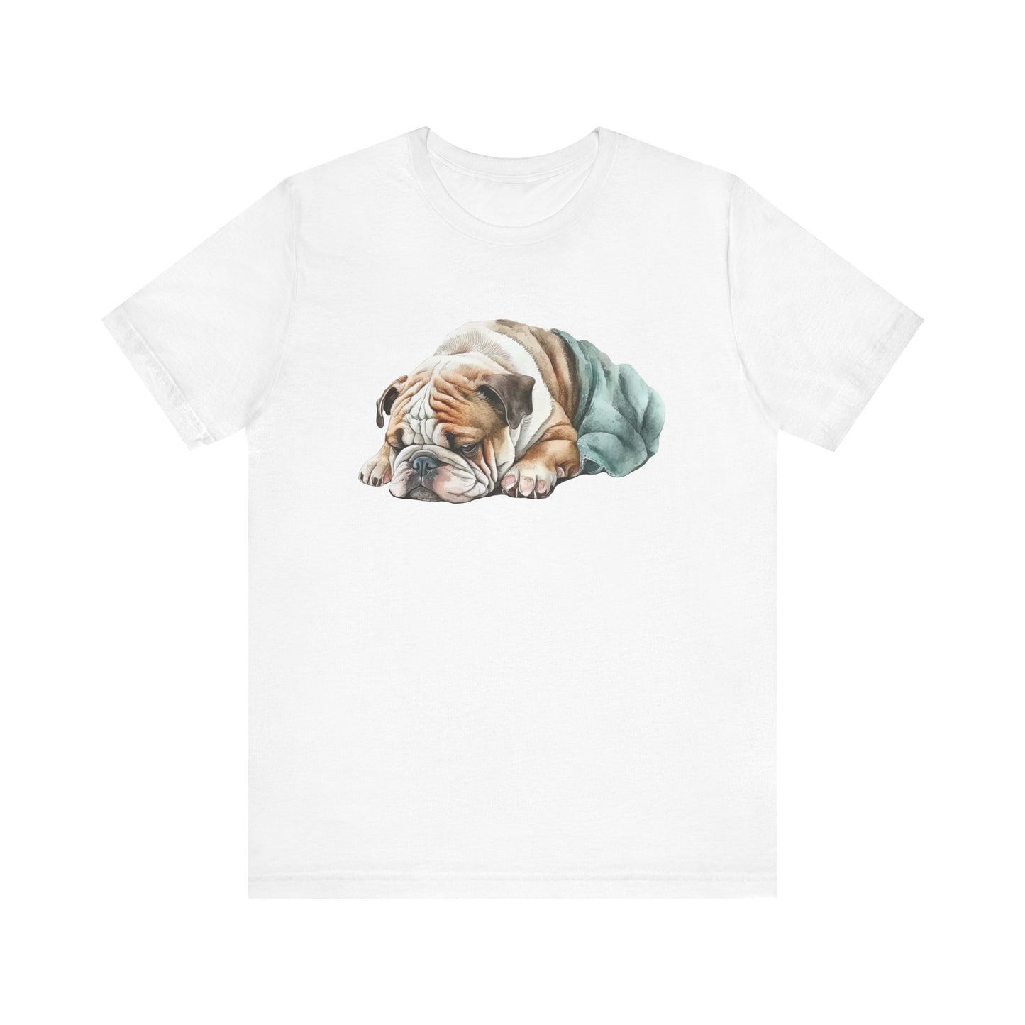Sleepy English Bulldog Tee Shirt