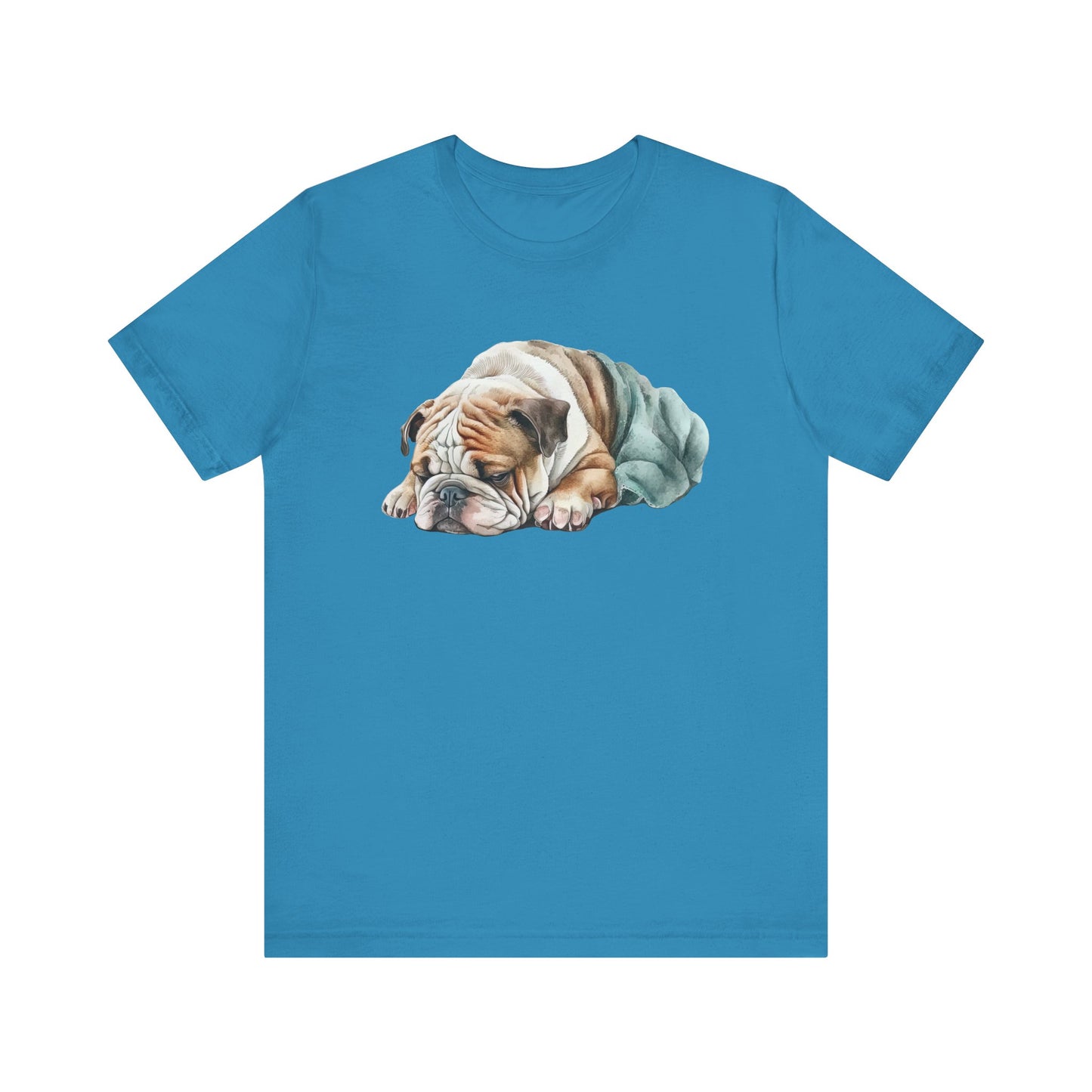 Sleepy English Bulldog Tee Shirt