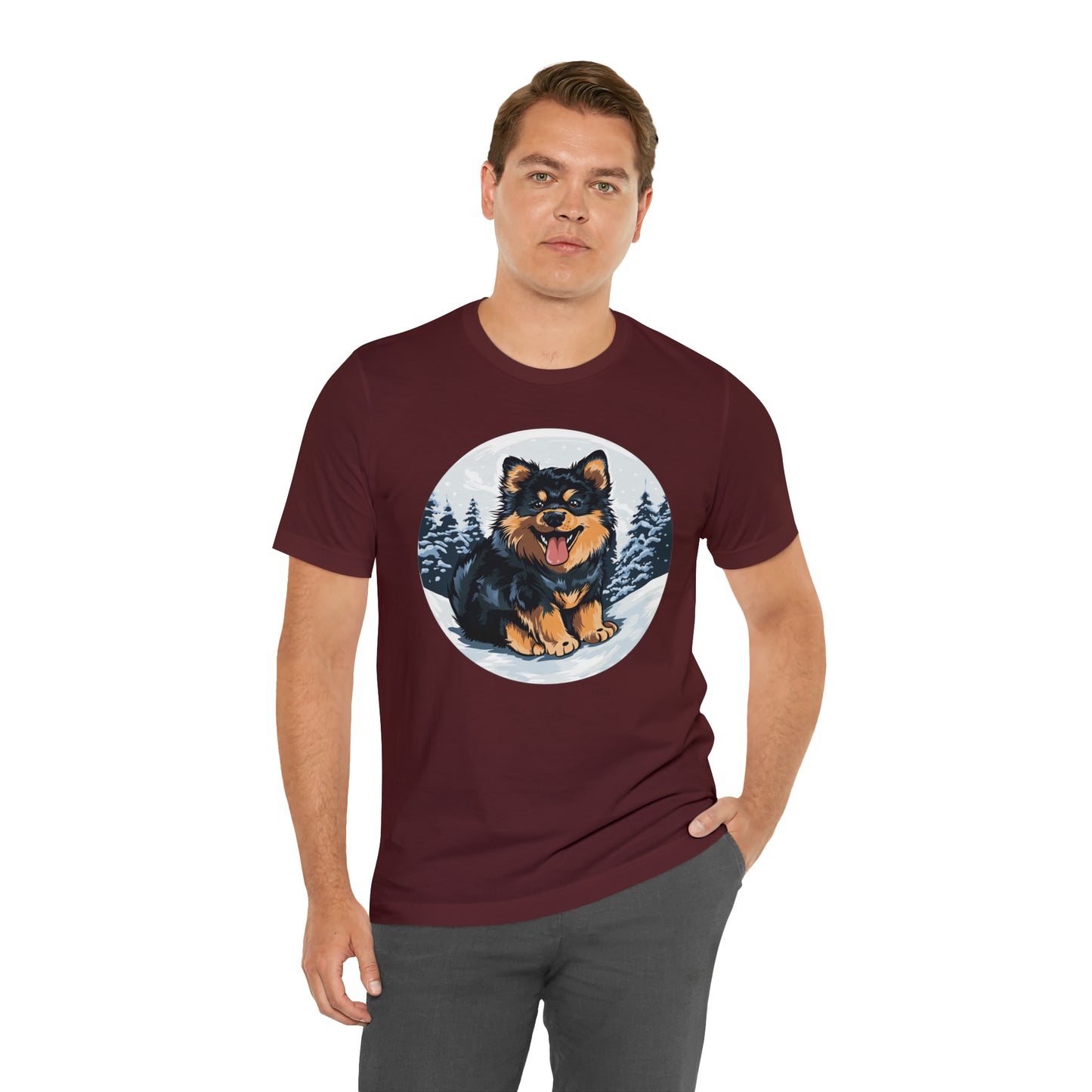 Finnish Lapphund - Snowy #5 - T-Shirt
