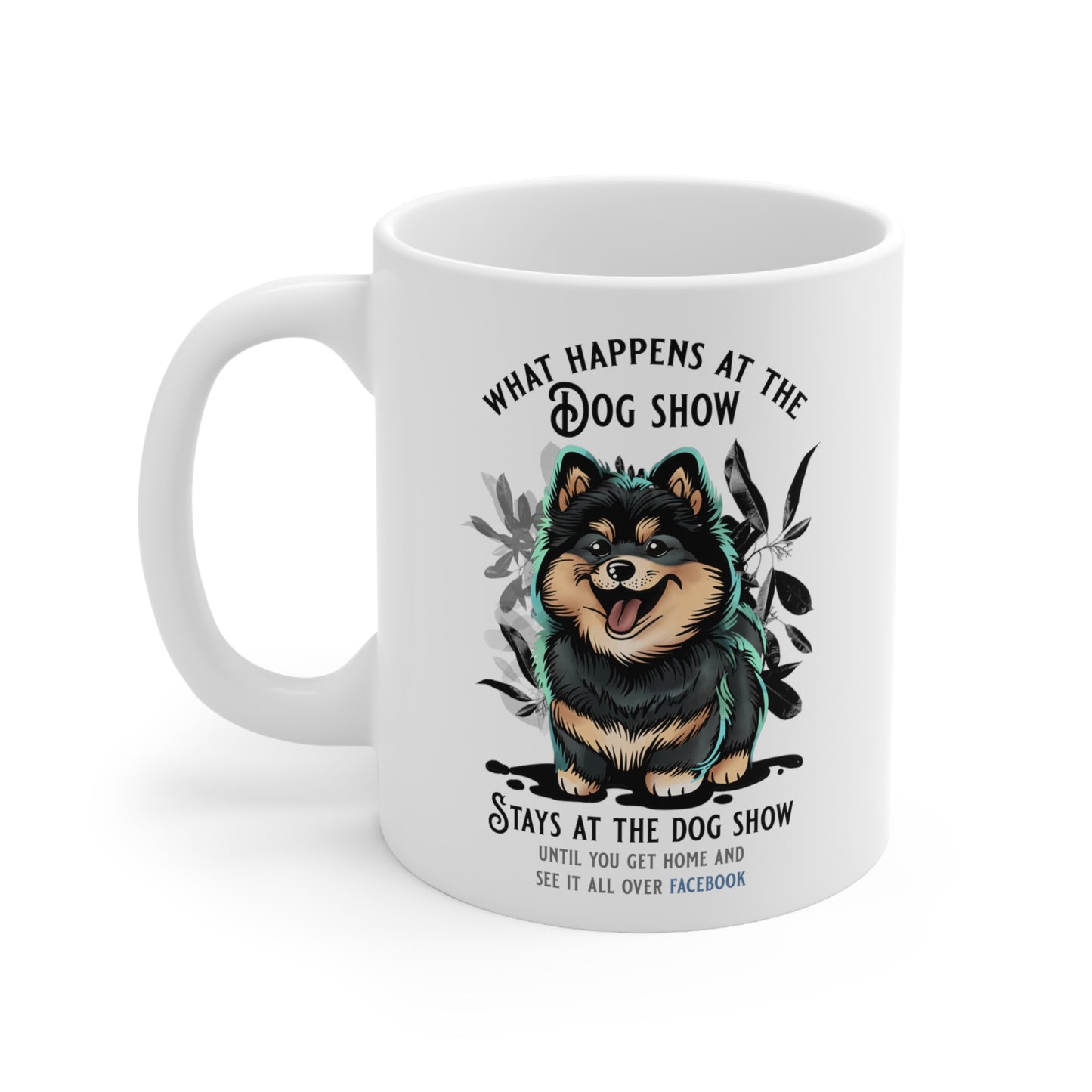 Finnish Lapphund - Stays at the Dog Show - Mug