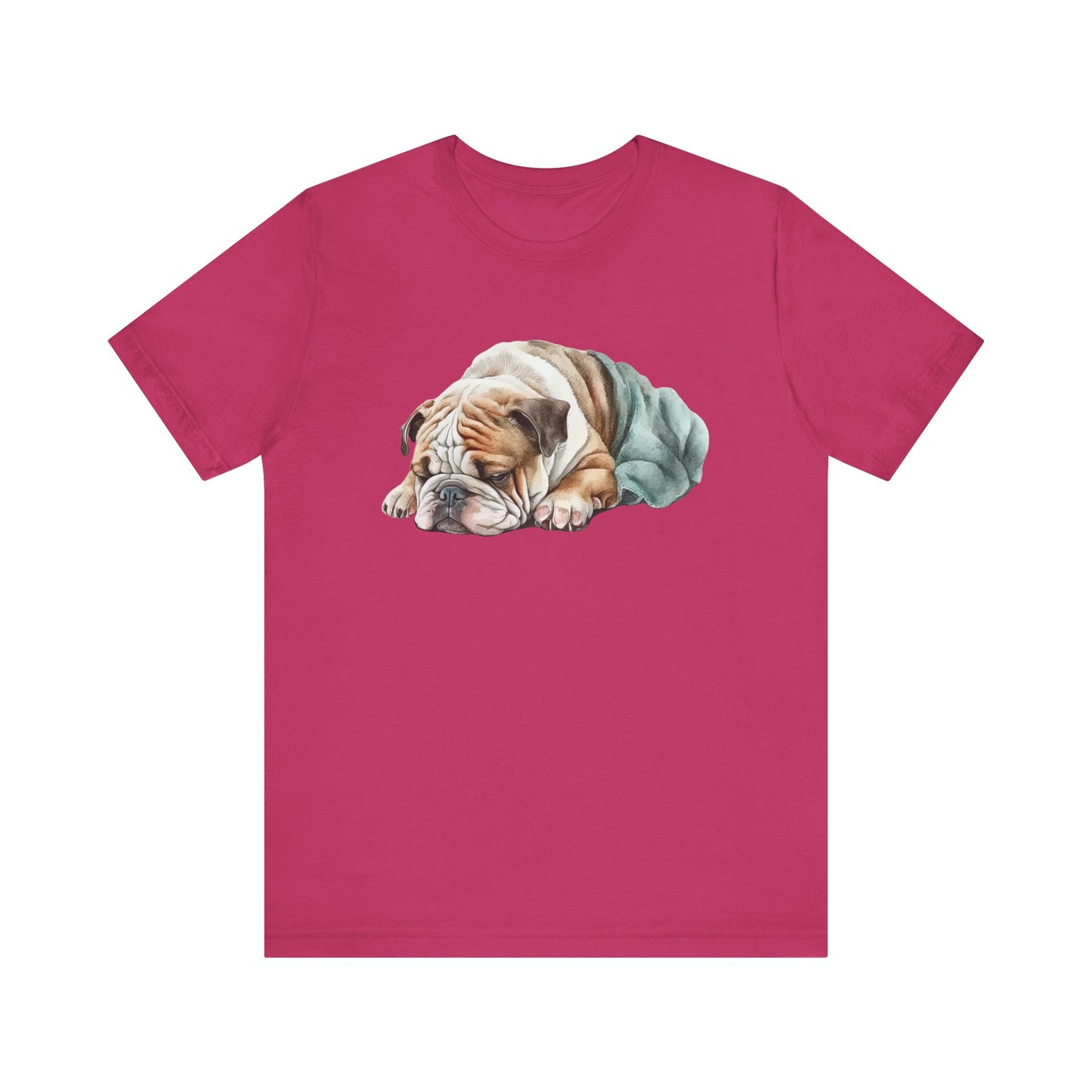 Sleepy English Bulldog Tee Shirt