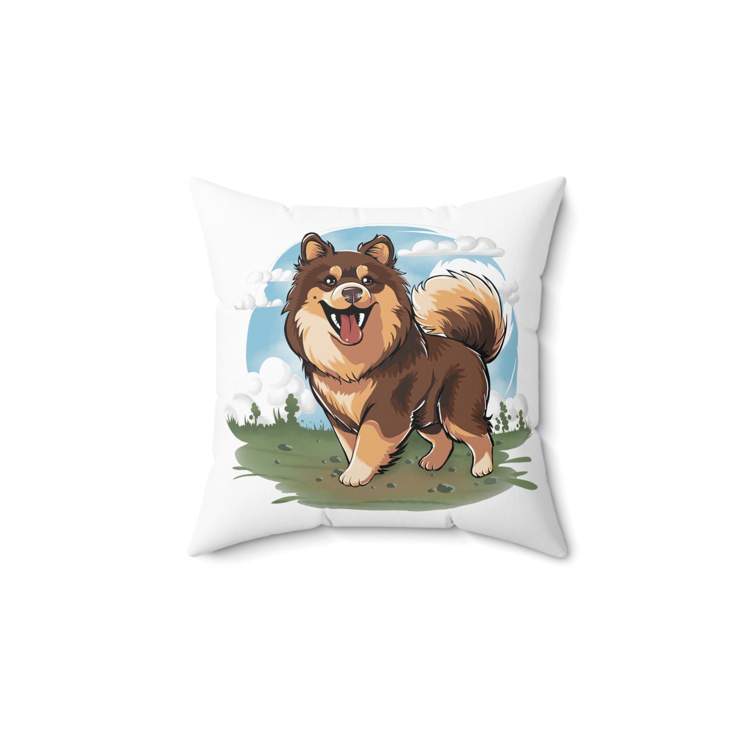 Finnish Lapphund - Field #2 - Pillow