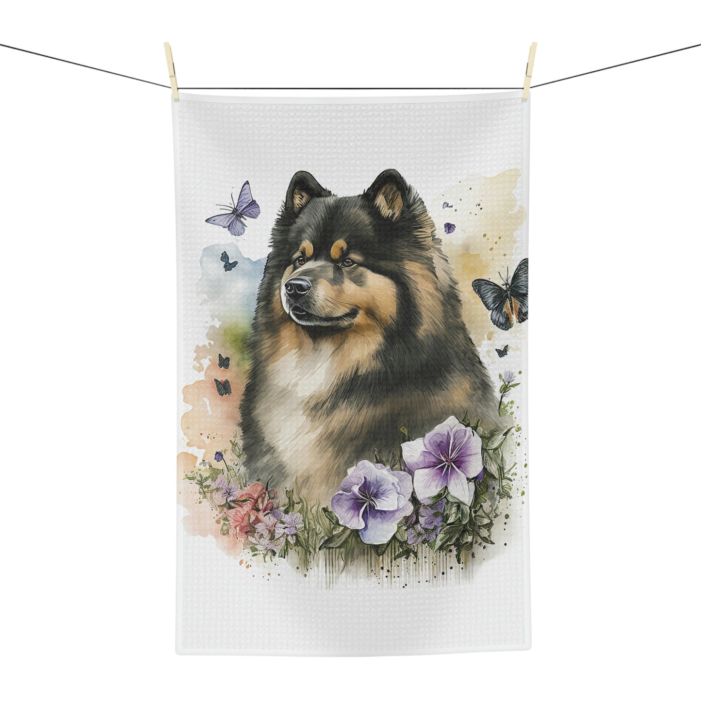 Finnish Lapphund - Spring #3 - Kitchen Towel