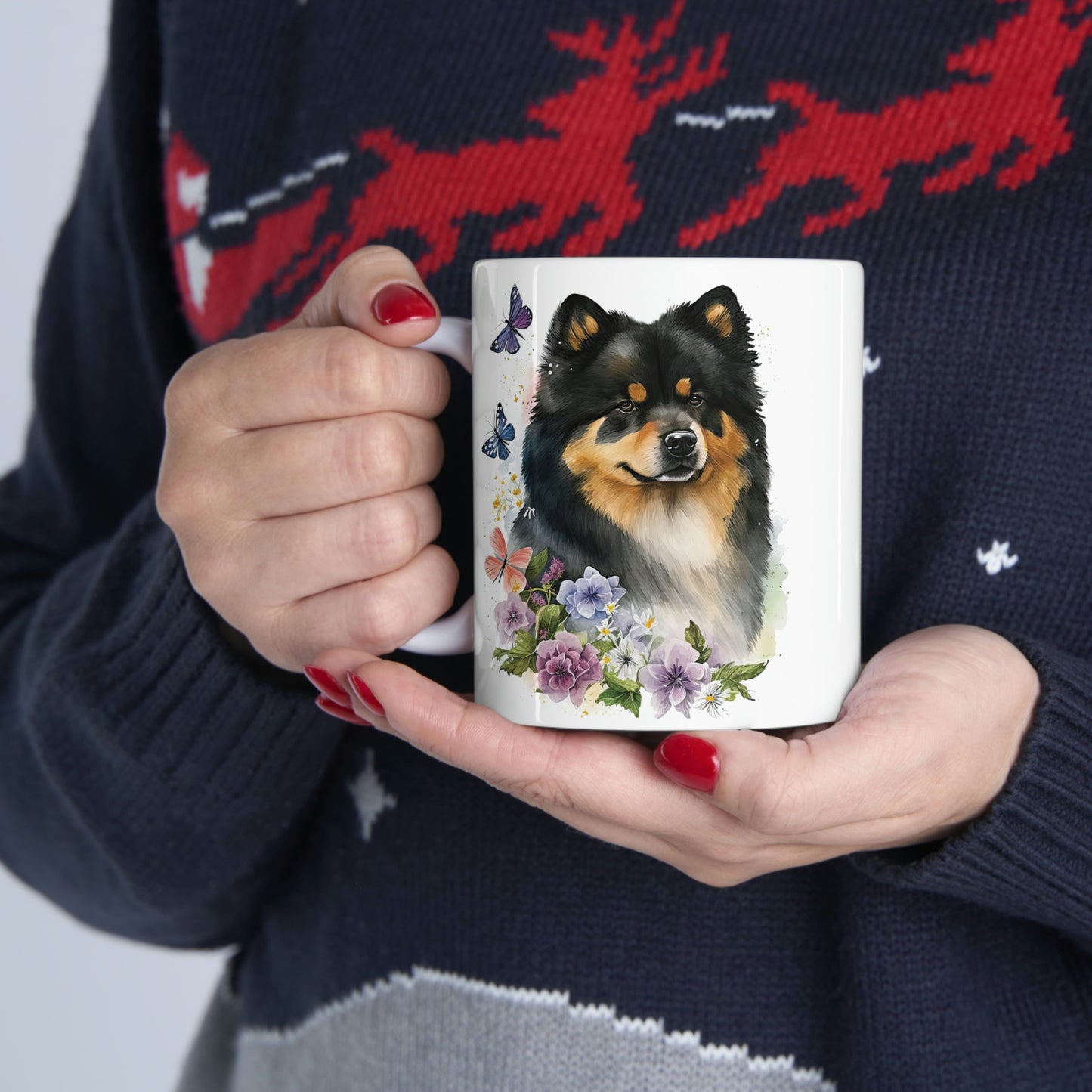 Finnish Lapphund - Spring #6 - Mug