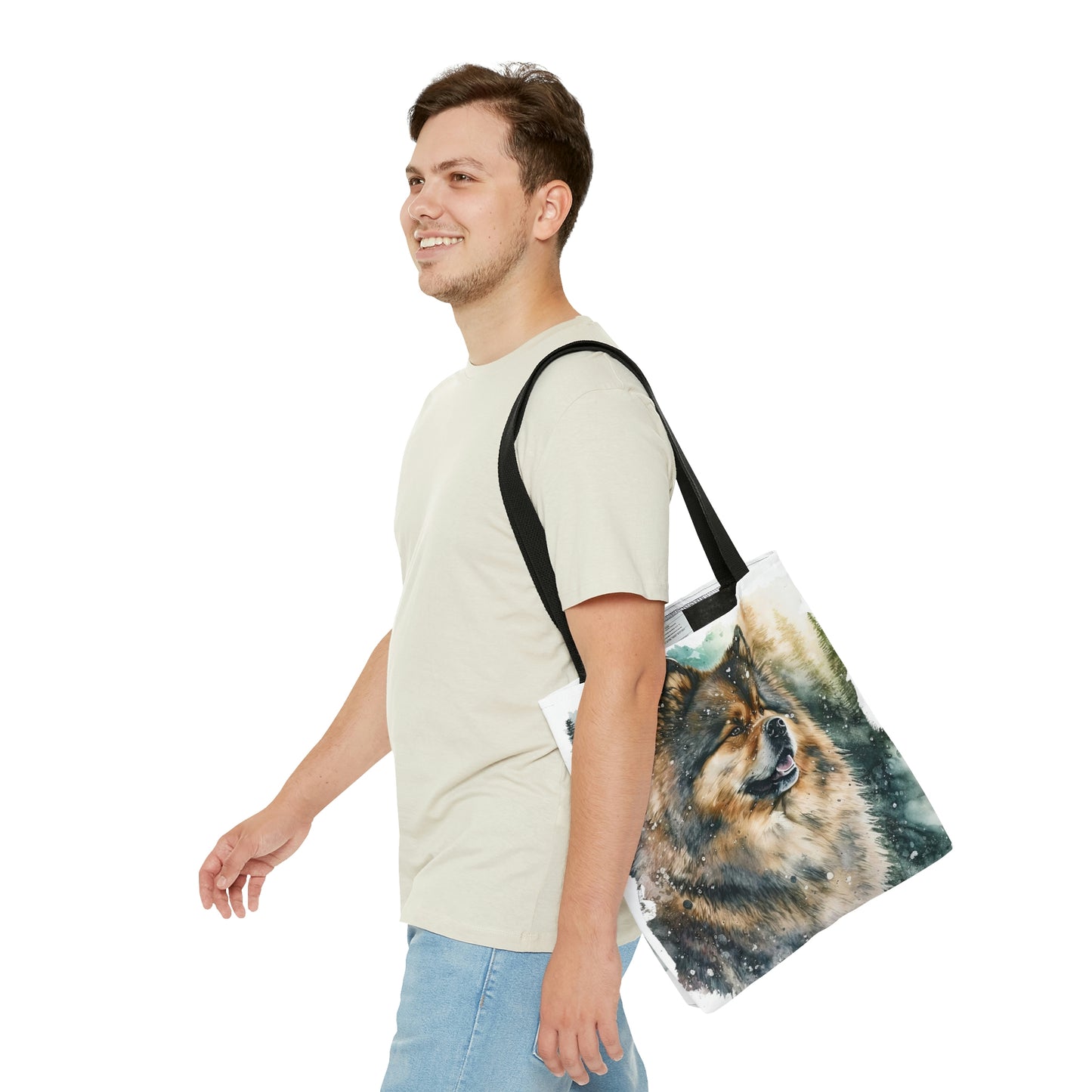 Finnish Lapphund - Snowy #2 - Tote Bag