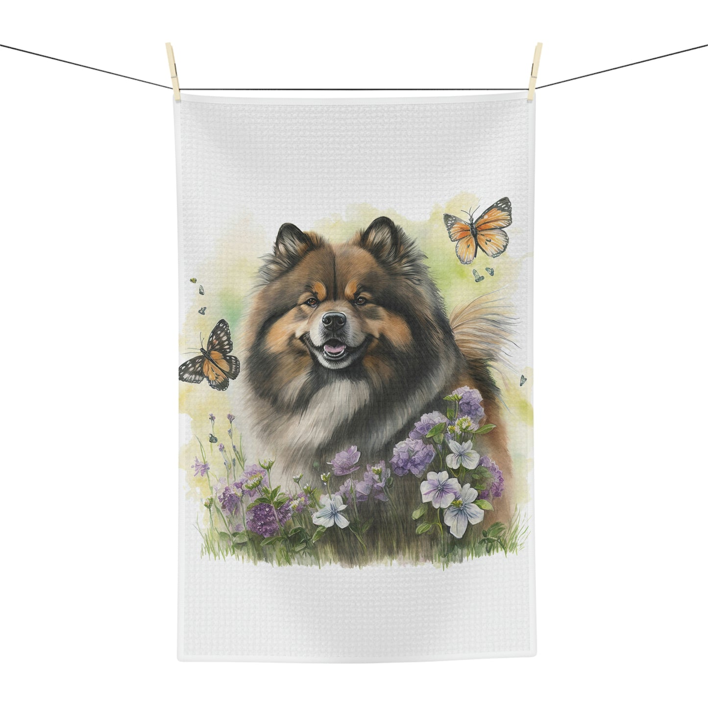 Finnish Lapphund - Spring #1 - Kitchen Towel