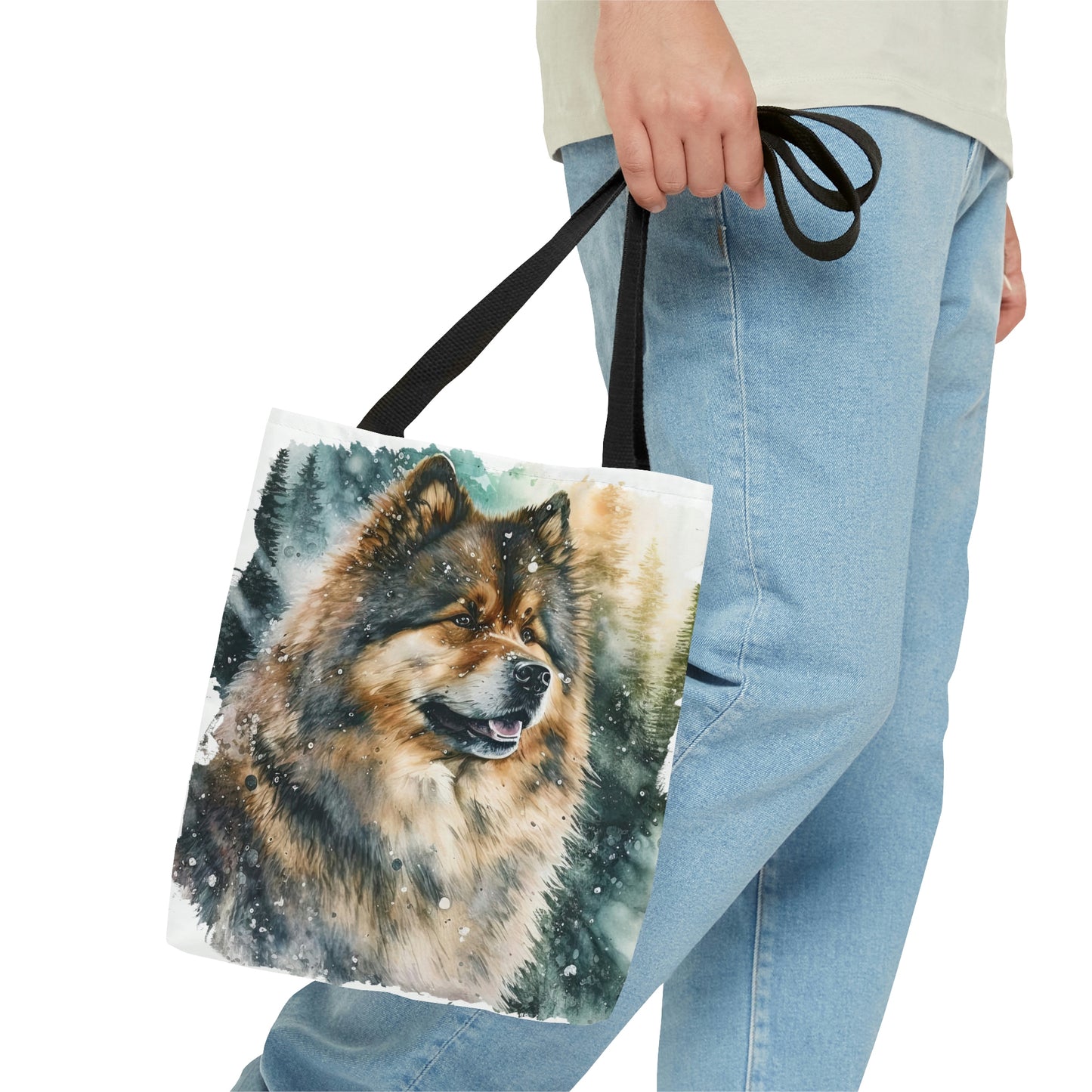 Finnish Lapphund - Snowy #2 - Tote Bag