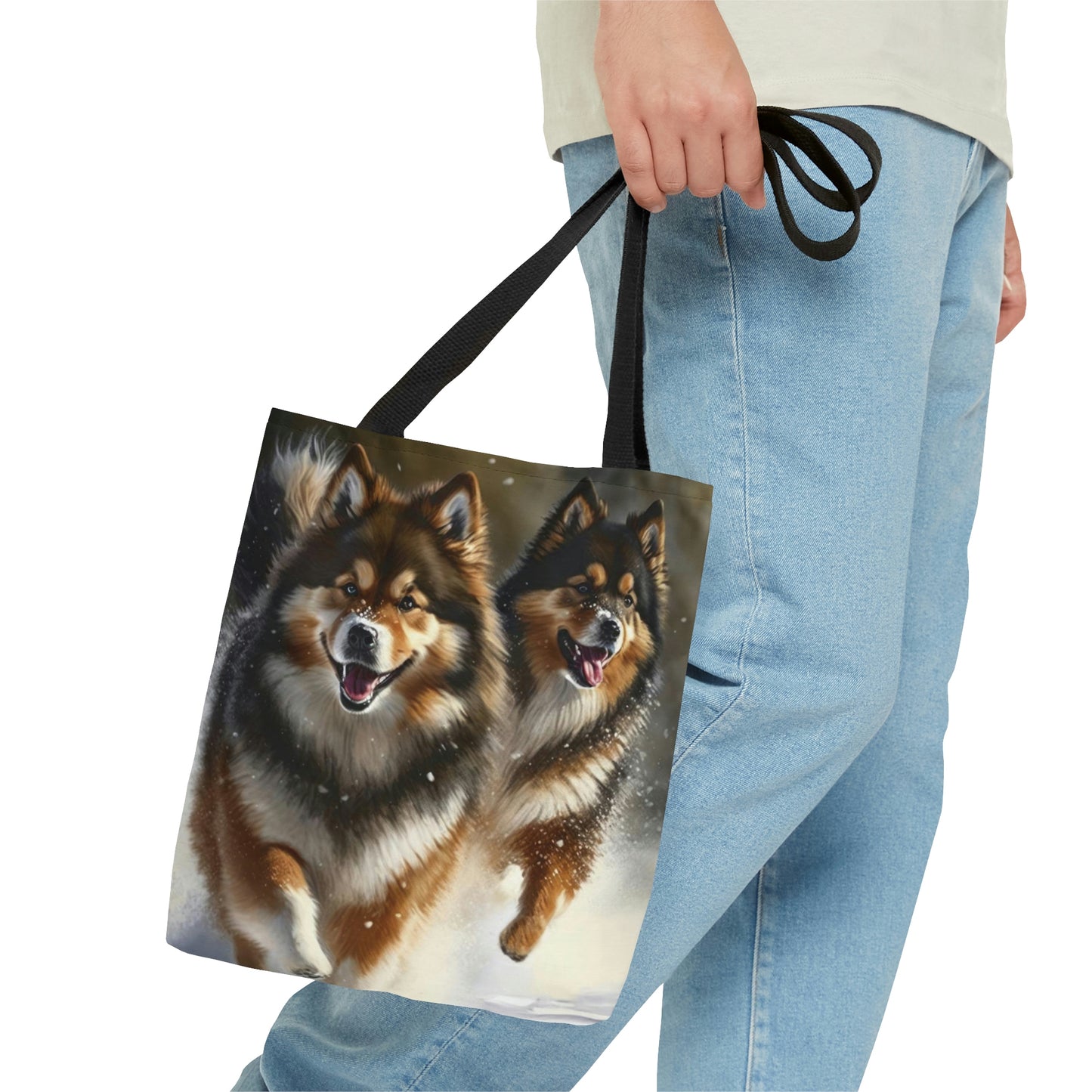 Finnish Lapphund - Snowy #1 - Tote Bag