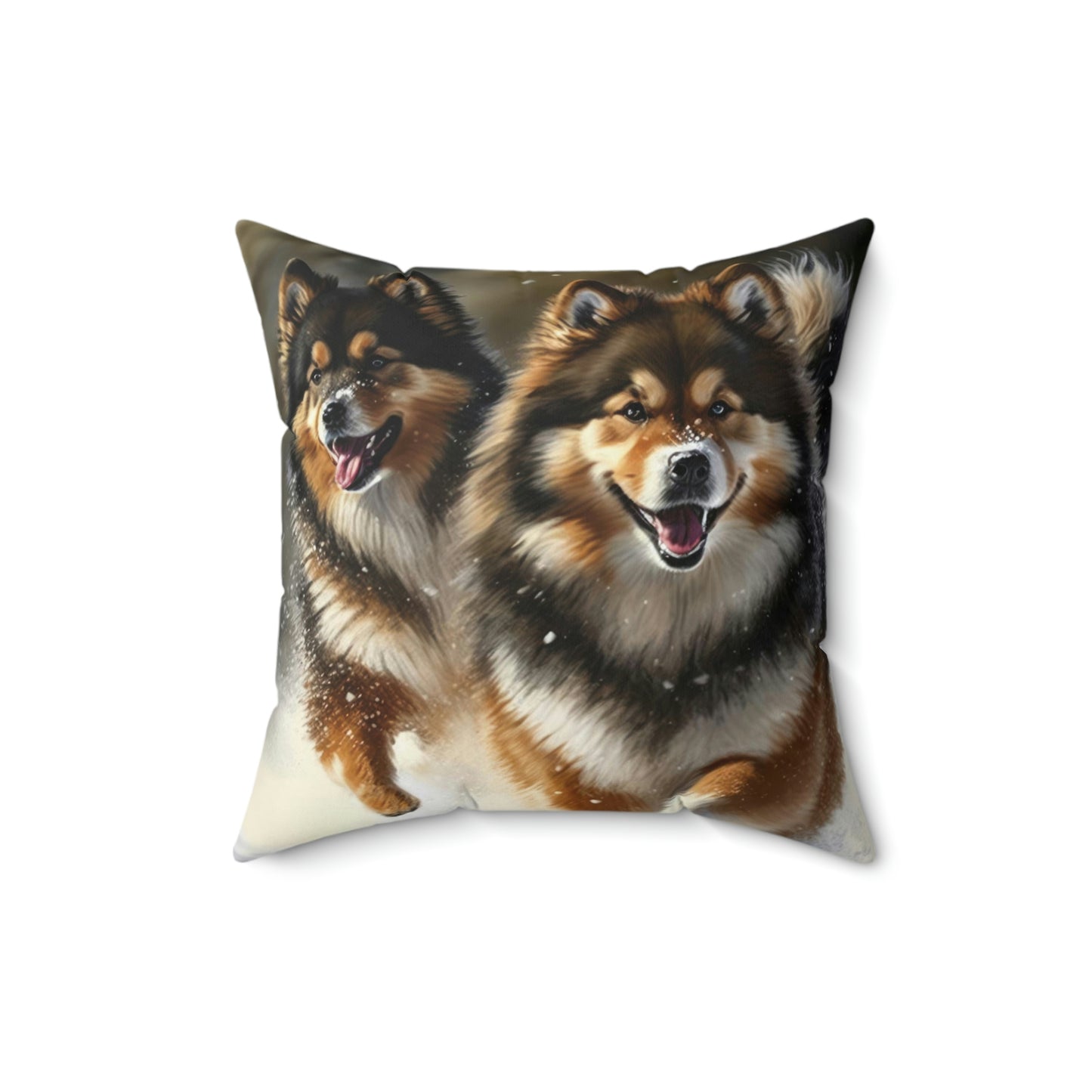 Finnish Lapphund - Snowy #1 - Pillow