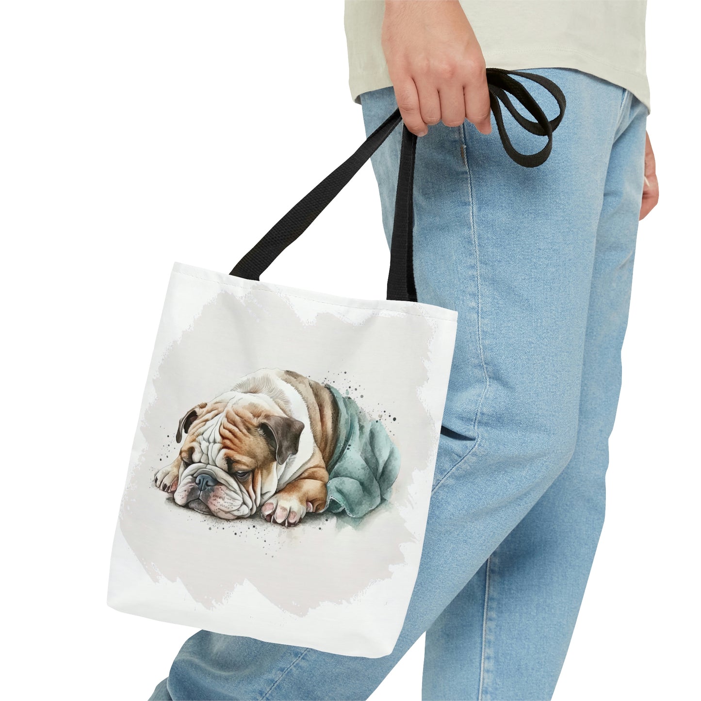 English Bulldog (Sleeping) Tote Bag