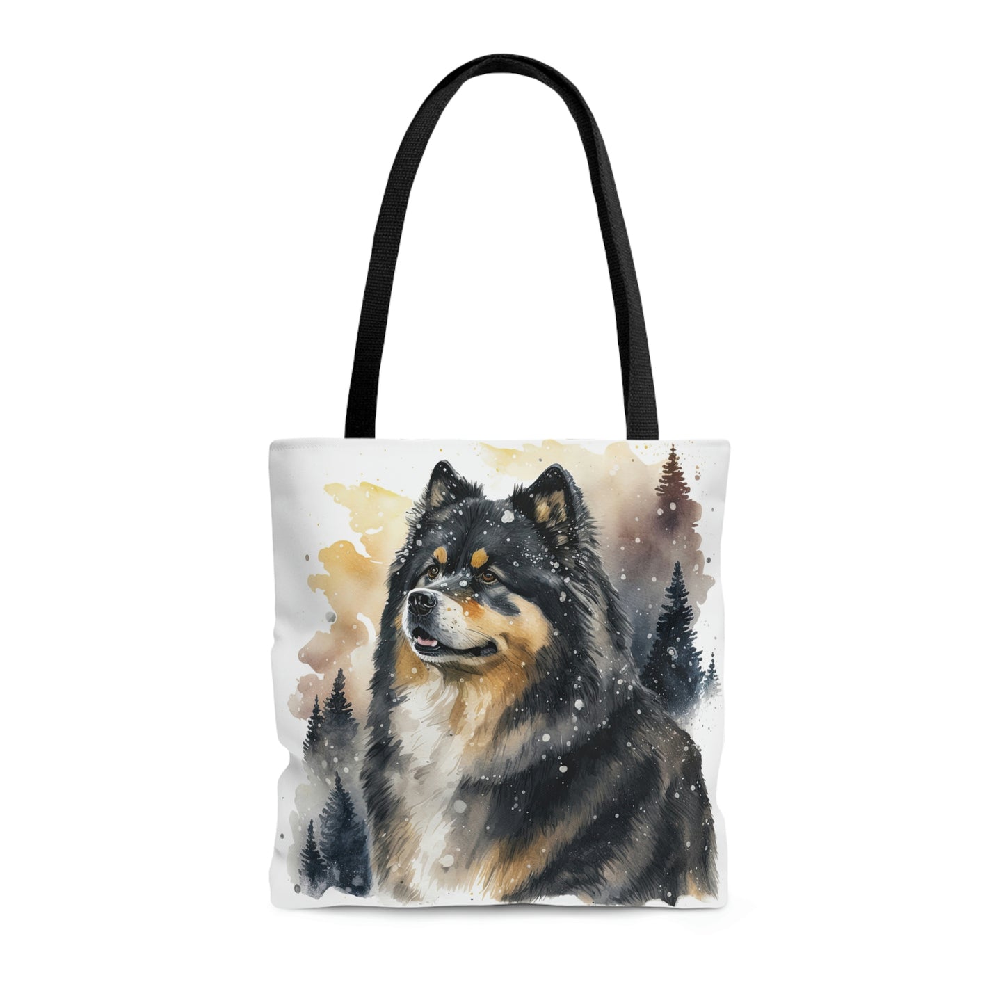 Finnish Lapphund - Snowy #3 - Tote Bag