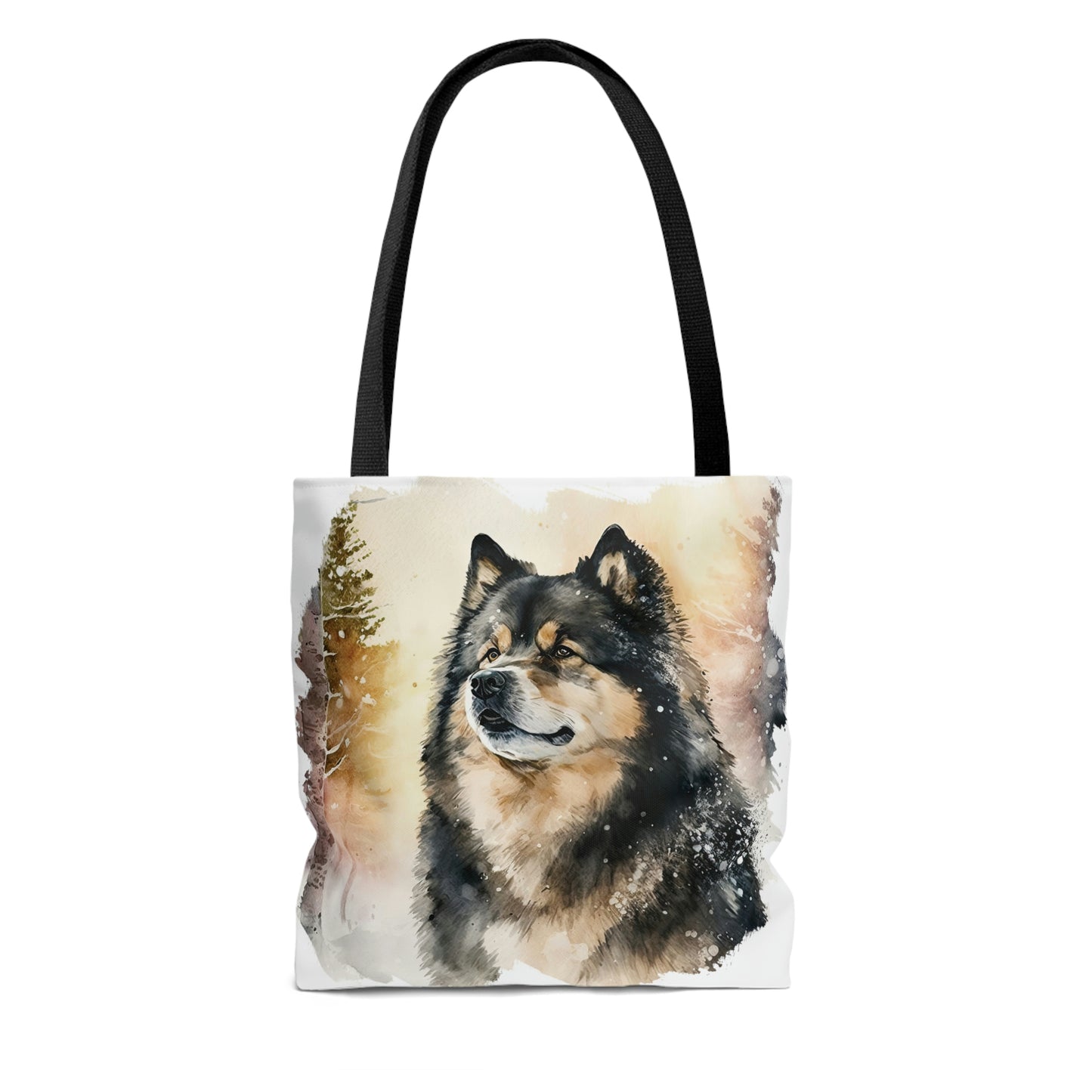 Finnish Lapphund - Snowy #4 - Tote Bag