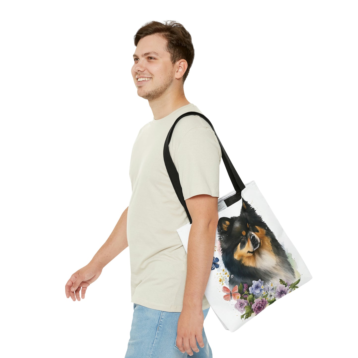 Finnish Lapphund - Spring #6 - Tote Bag