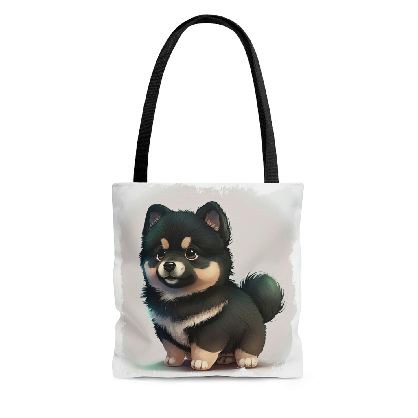 Finnish Lapphund - Cartoon #1 - Tote Bag