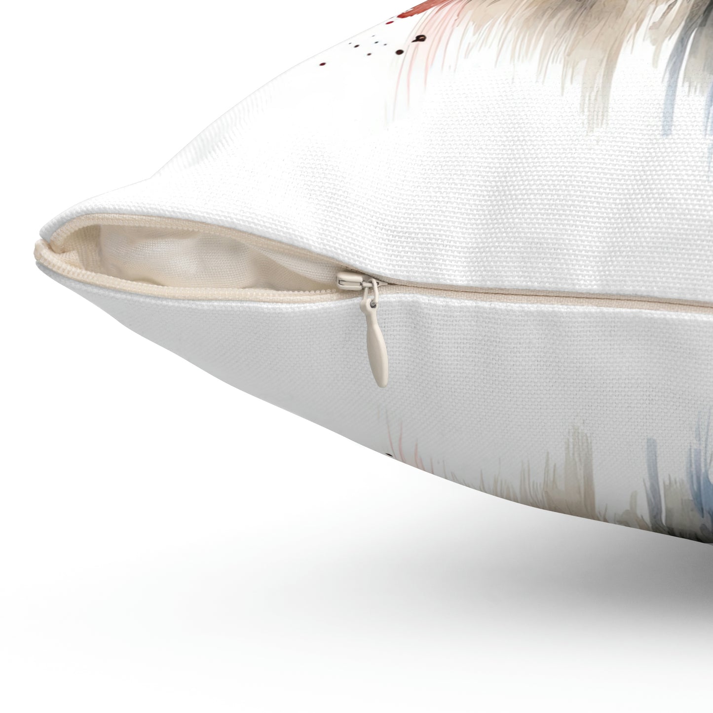 Finnish Lapphund - Patriotic #1 - Pillow